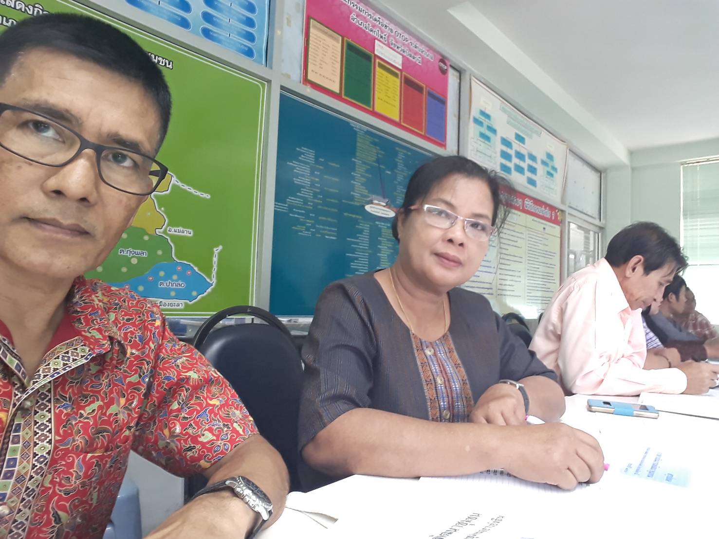 พช.ปัตตานี ติดตาม/นิเทศงานพัฒนาชุมชนฯ ณ สพอ.โคกโพธิ์