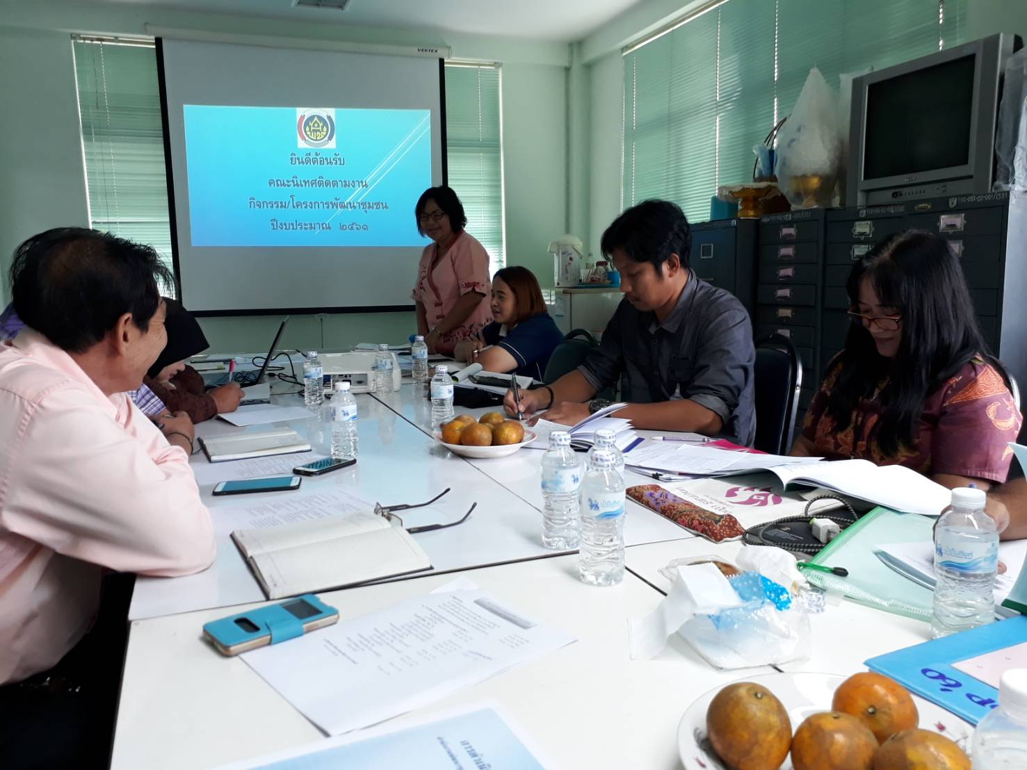 พช.ปัตตานี ติดตาม/นิเทศงานพัฒนาชุมชนฯ ณ สพอ.โคกโพธิ์