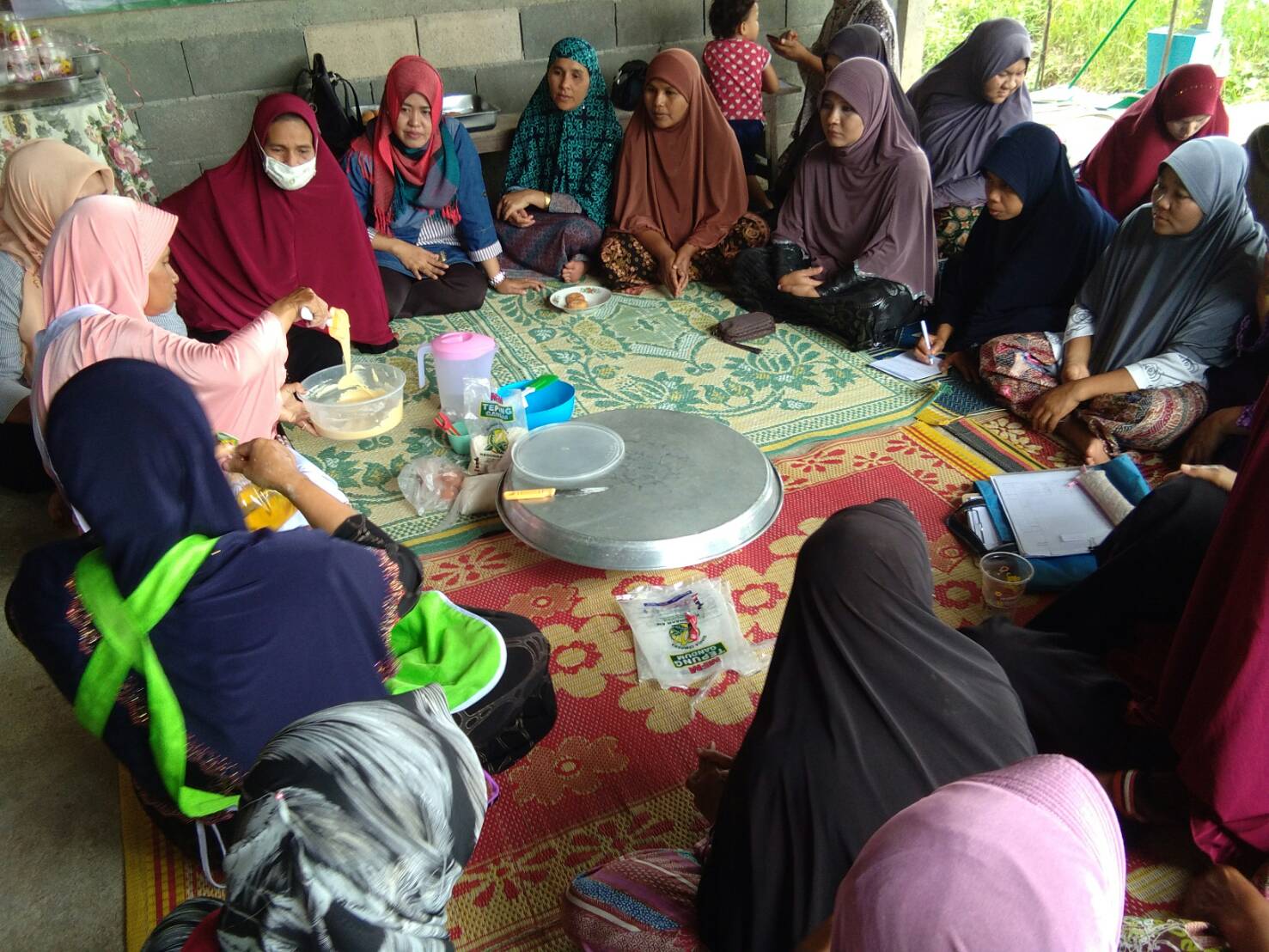 สพอ.ยะรัง ดำเนินงานโครงการสร้างสัมมาชีพชุมชนตามหลักปรัชญาของเศรษฐกิจพอเพียง