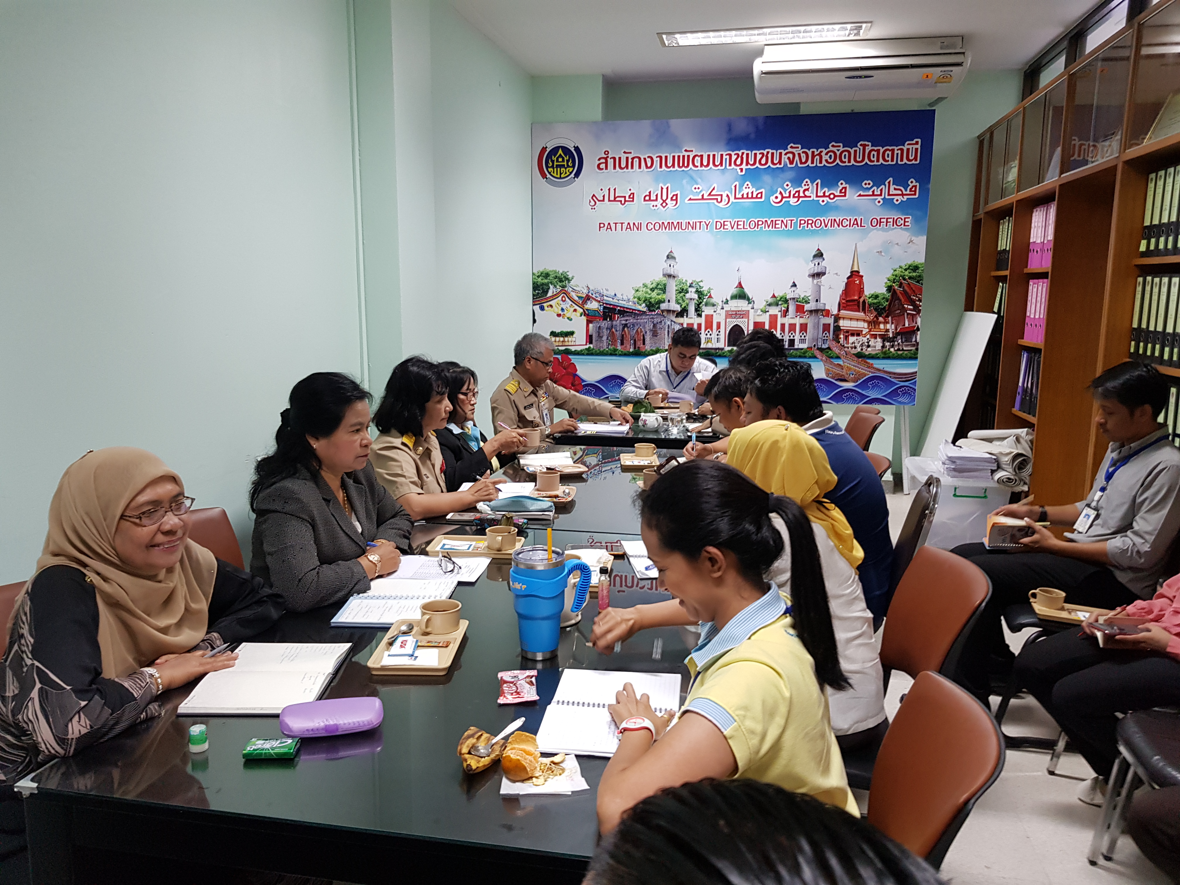 พช.ปัตตานี ประชุมมอร์นิ่งบรีฟของทุกสัปดาห์