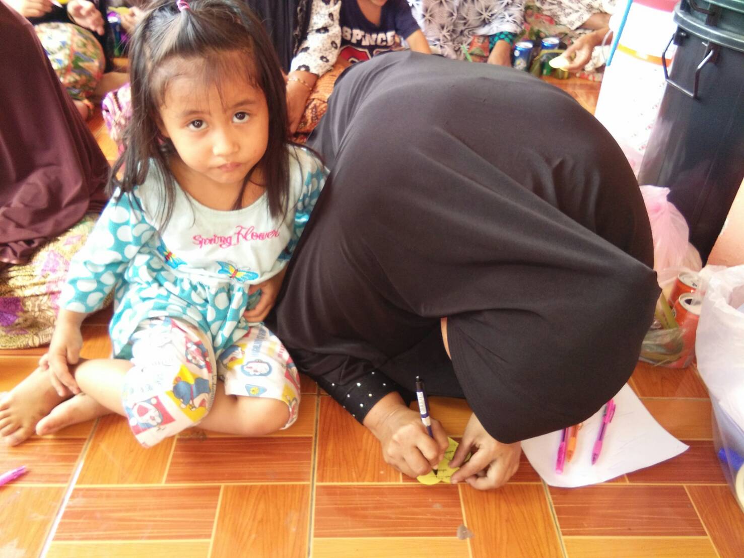 พัฒนากรประจำตำบลกะมิยอจัดกิจกรรมเวทีประชาคมตั้งปณิธานและสัญญาประชาคม (civil society)