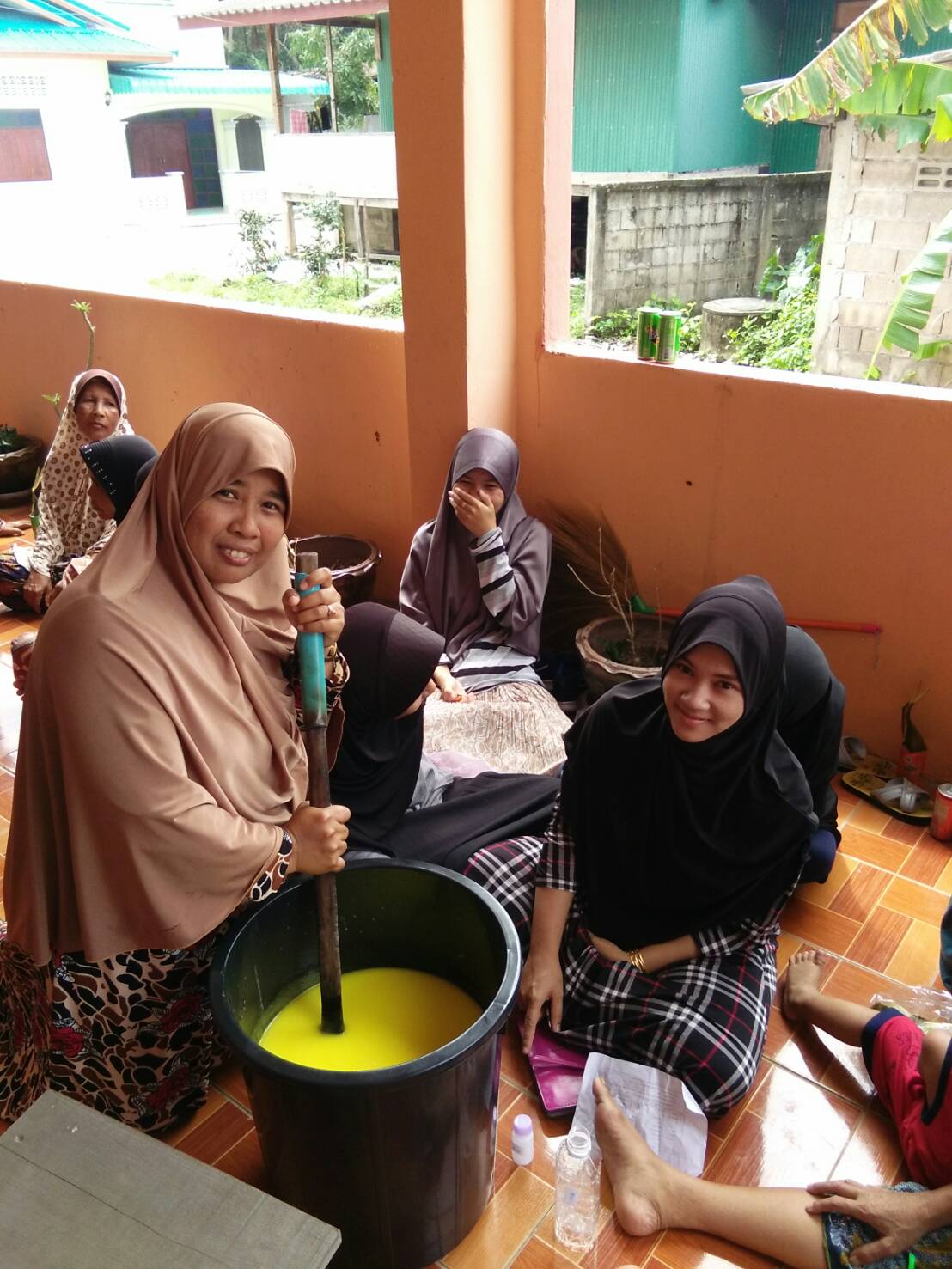 พัฒนากรประจำตำบลกะมิยอจัดกิจกรรมเวทีประชาคมตั้งปณิธานและสัญญาประชาคม (civil society)