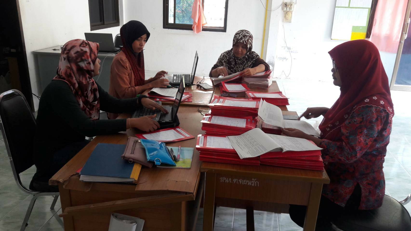 อ.หนองจิก ติดตามการจัดเก็บข้อมูล จปฐ. ปี 61