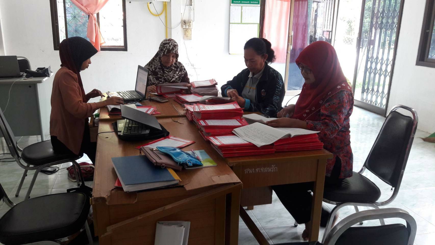 อ.หนองจิก ติดตามการจัดเก็บข้อมูล จปฐ. ปี 61