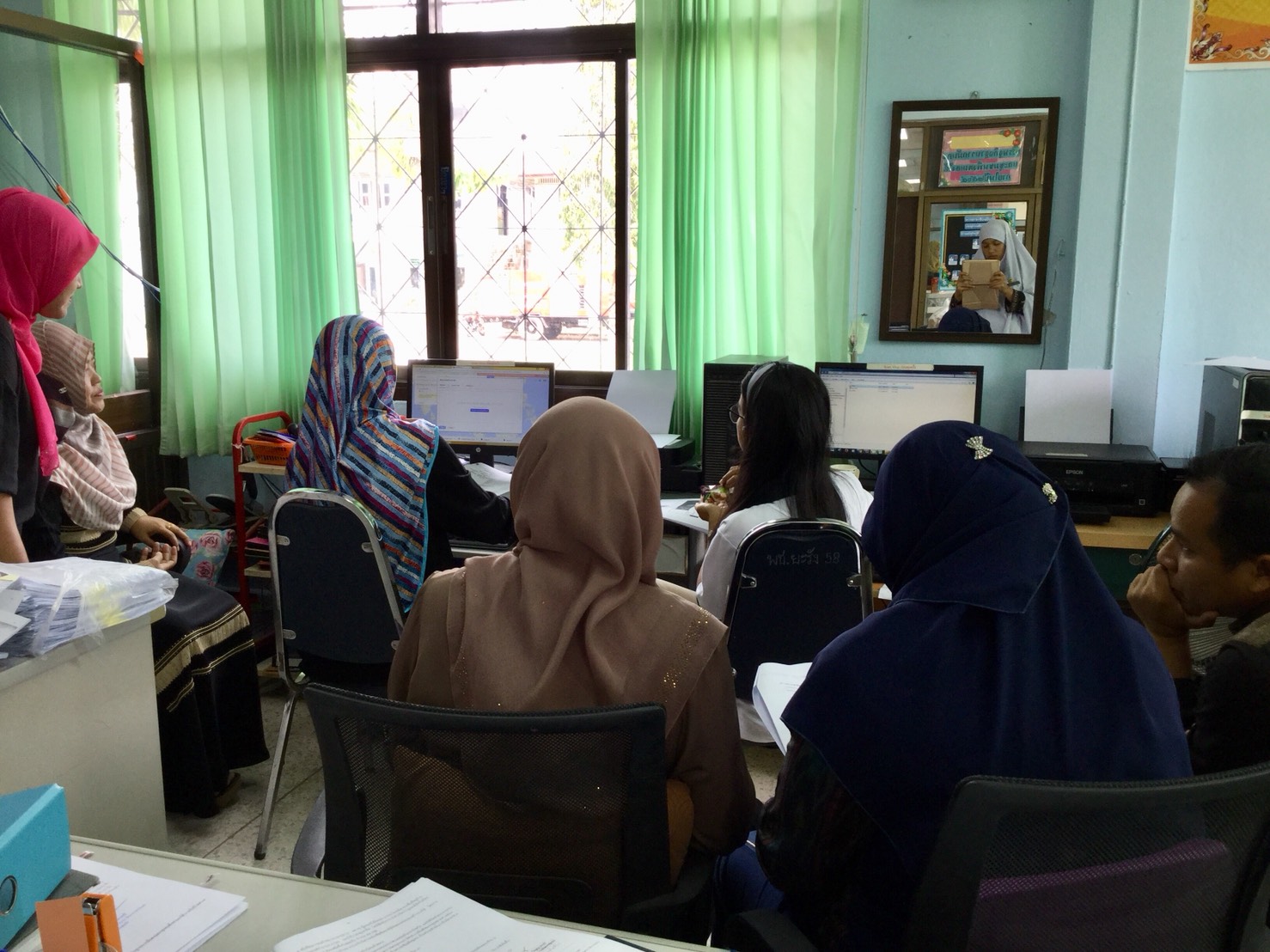 สพอ.ยะรัง เรียนรู้เสริมทักษะการวาดแผนที่หมู่บ้าน Google Map