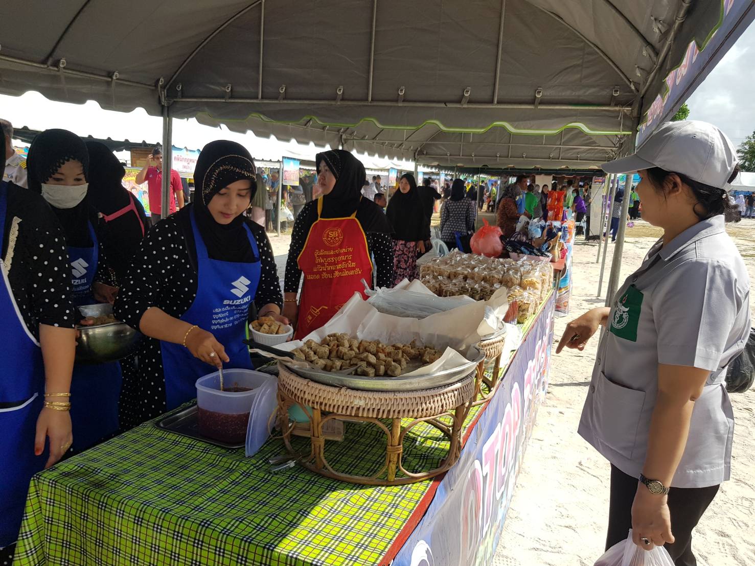 พช.ปัตตานี ร่วมกิจกรรมโครงการจังหวัดเคลื่อนที่ ณ อำเภอสายบุรี จังหวัดปัตตานี