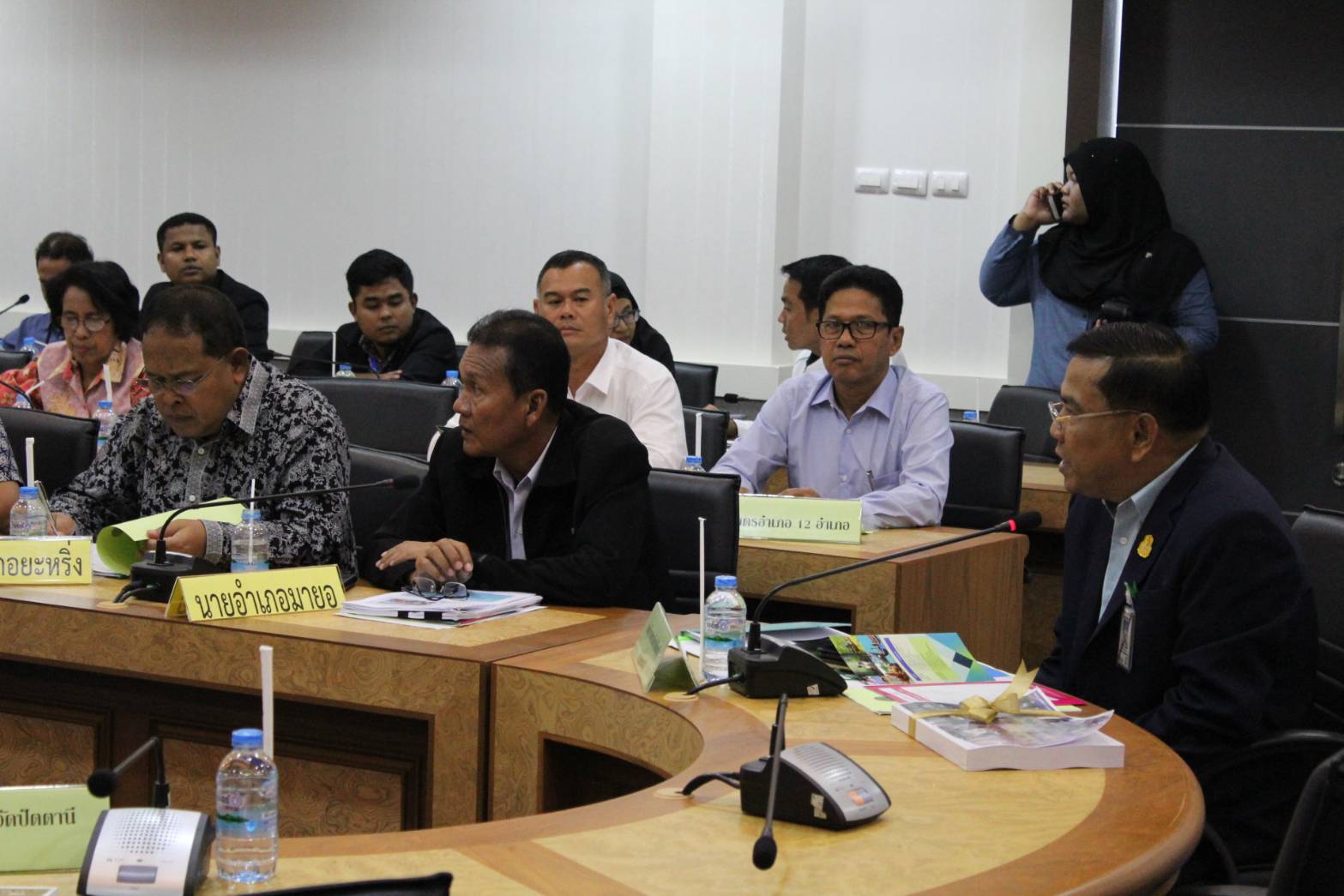 การประชุมแถลงข่าวขับเคลื่อนวาระปัตตานี “แก้ไขปัญหาความยากจนและช่วยเหลือผู้ด้อยโอกาส”