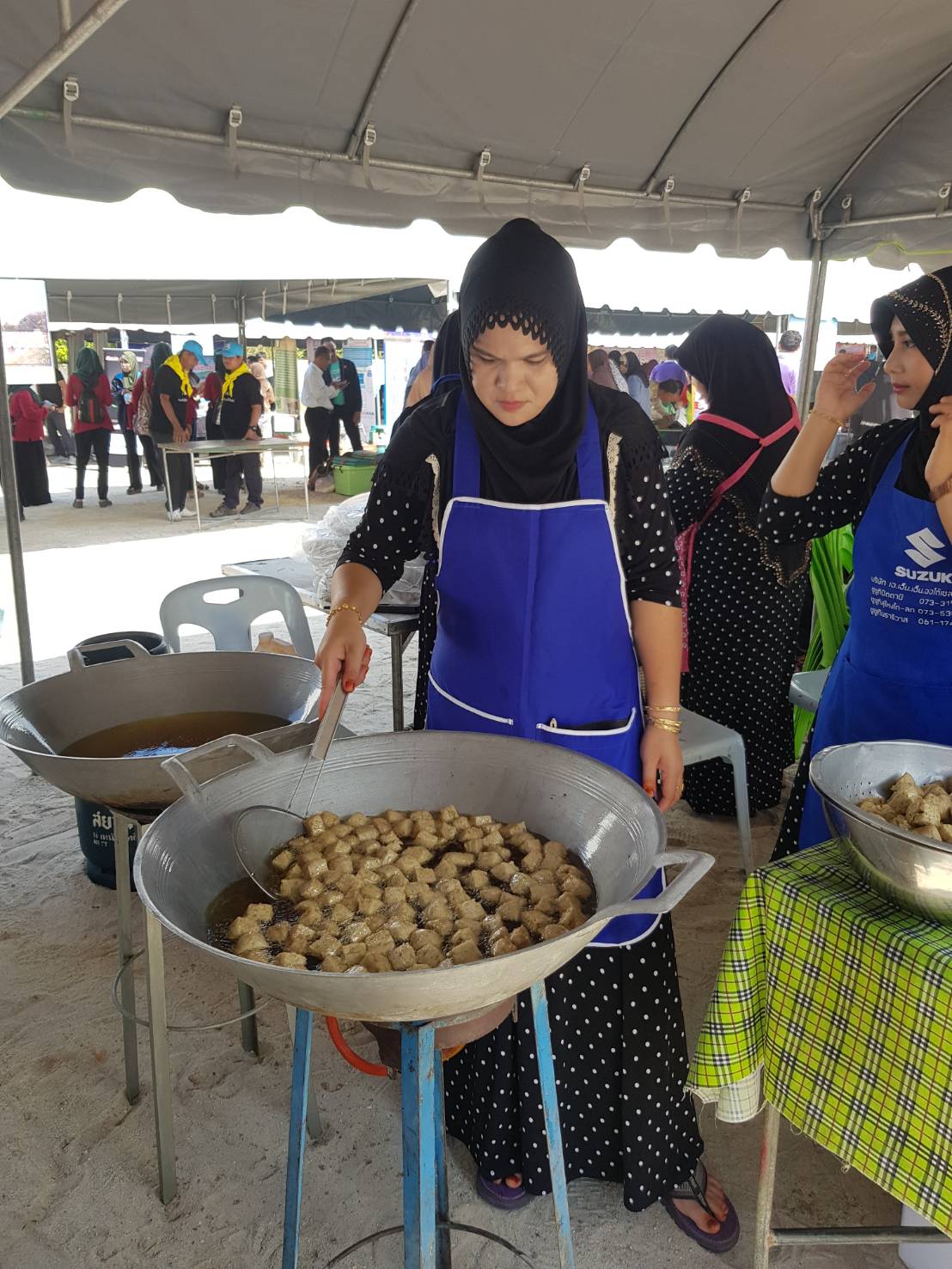 พช.ปัตตานี ร่วมกิจกรรมโครงการจังหวัดเคลื่อนที่ ณ อำเภอสายบุรี จังหวัดปัตตานี