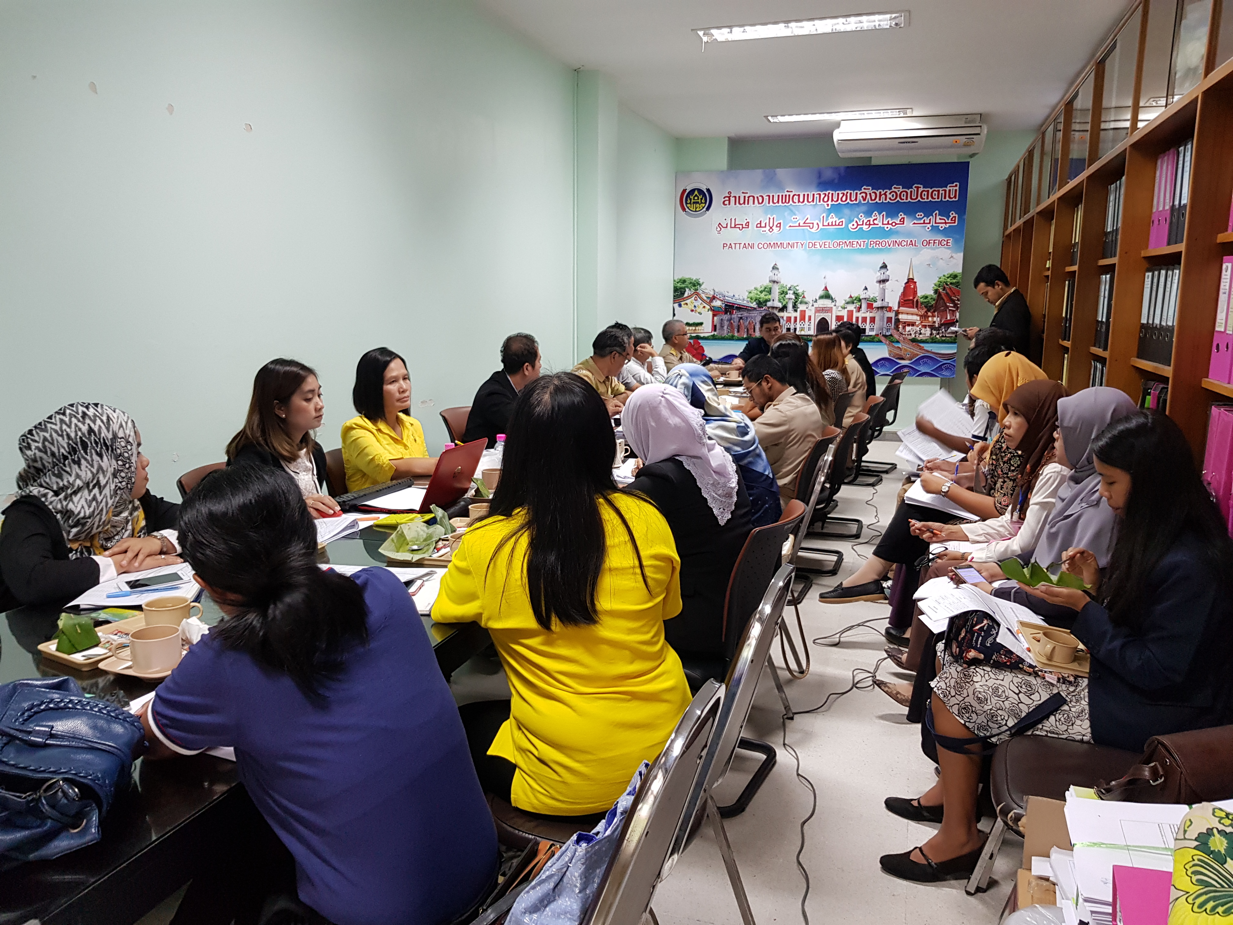 พช.ปัตตานี ประชุมโครงการชุมชนท่องเที่ยว เพื่อสรุปและวางแผนการดำเนินงานฯ