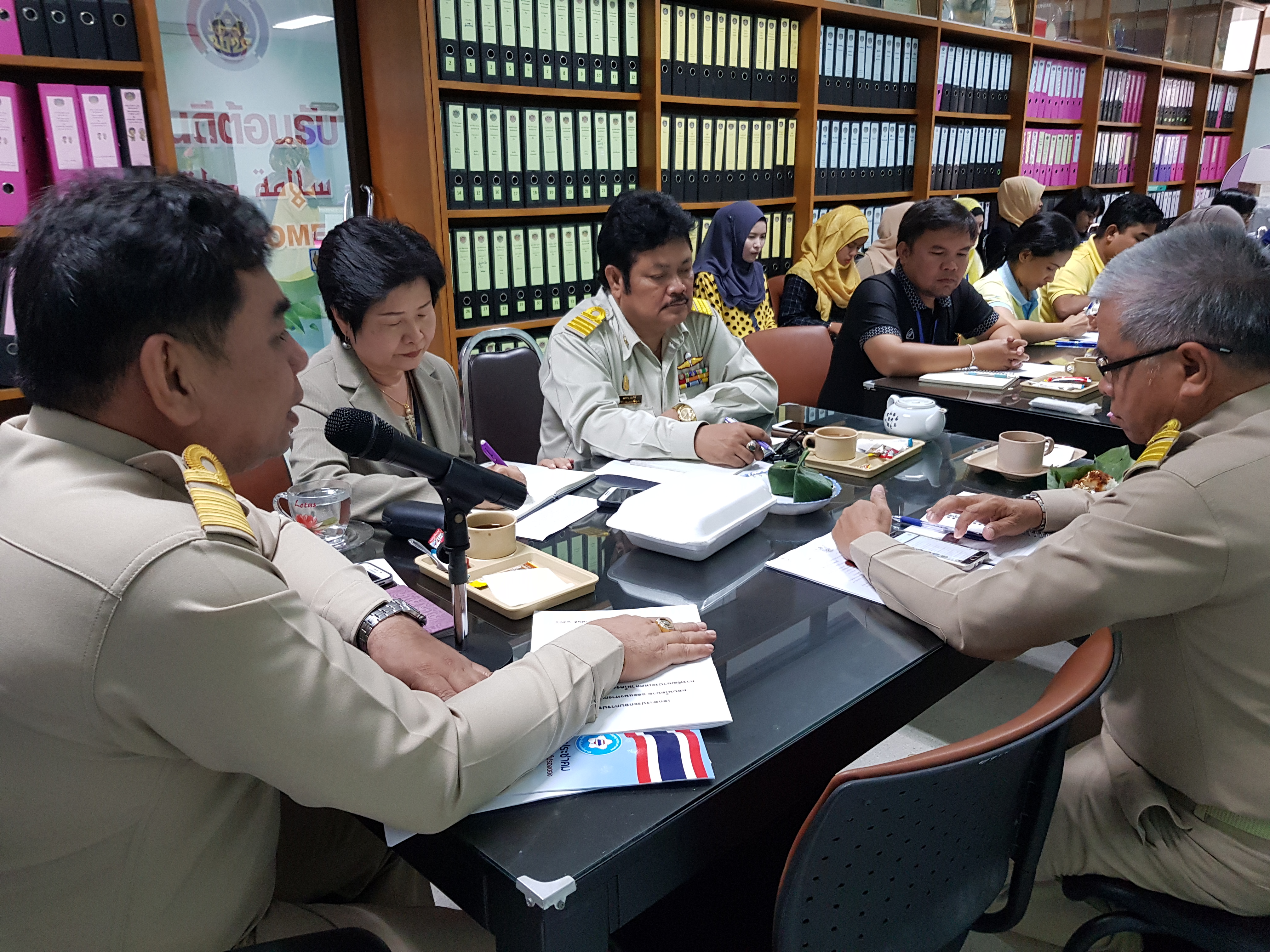 พช.ปัตตานีประชุมมอร์นิ่งบรีฟของทุกสัปดาห์