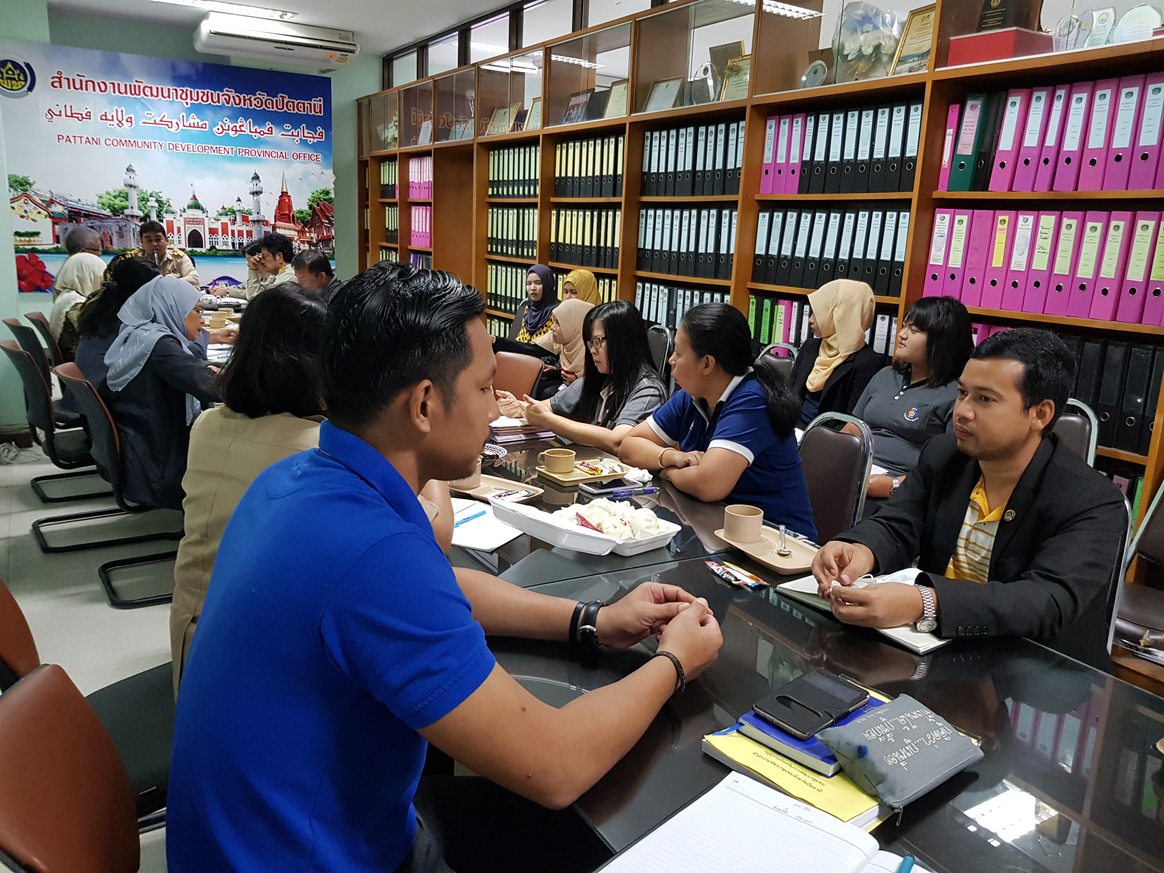 พช.ปัตตานีประชุมมอร์นิ่งบรีฟของทุกสัปดาห์