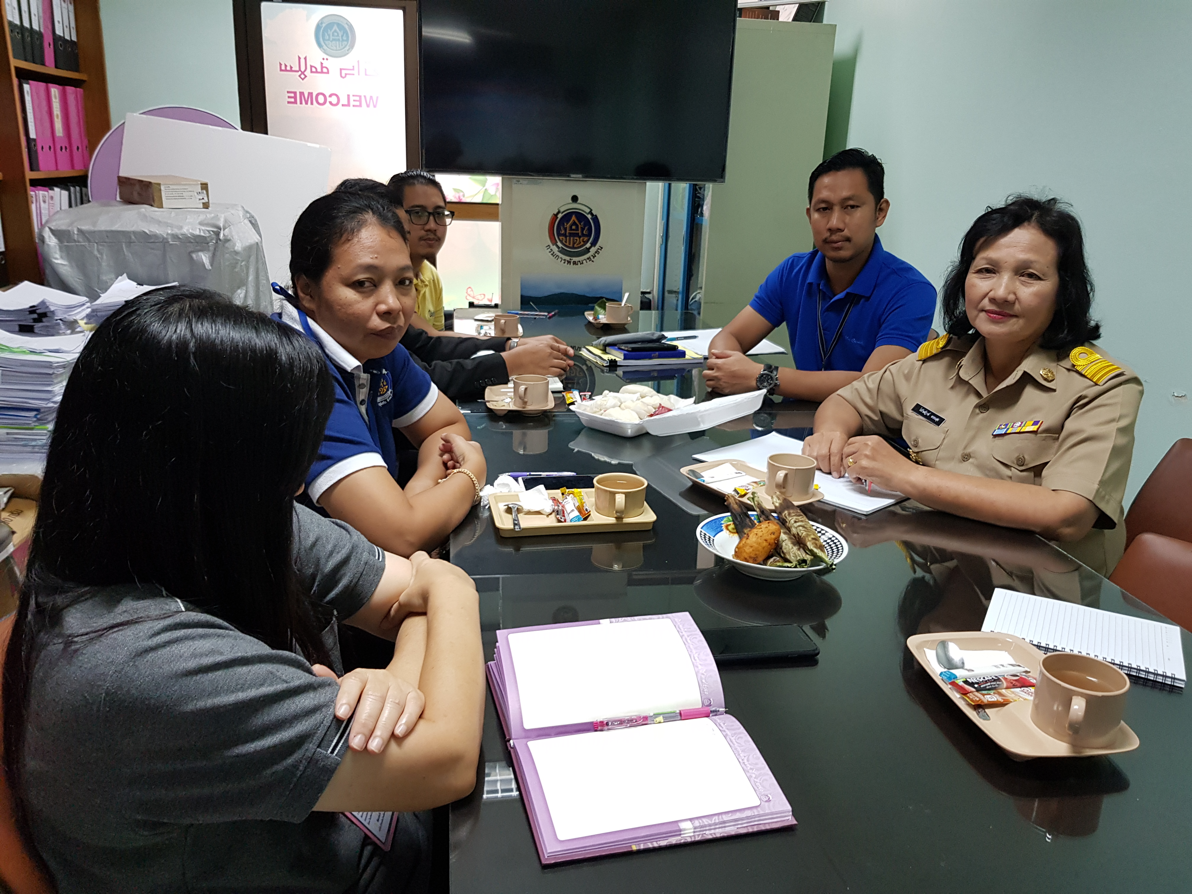 พช.ปัตตานีประชุมมอร์นิ่งบรีฟของทุกสัปดาห์