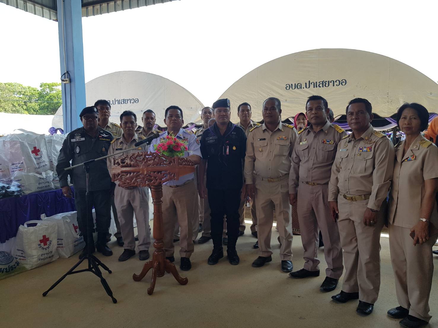 พช.ปัตตานี ร่วมกิจกรรมโครงการจังหวัดเคลื่อนที่ ณ อำเภอสายบุรี จังหวัดปัตตานี