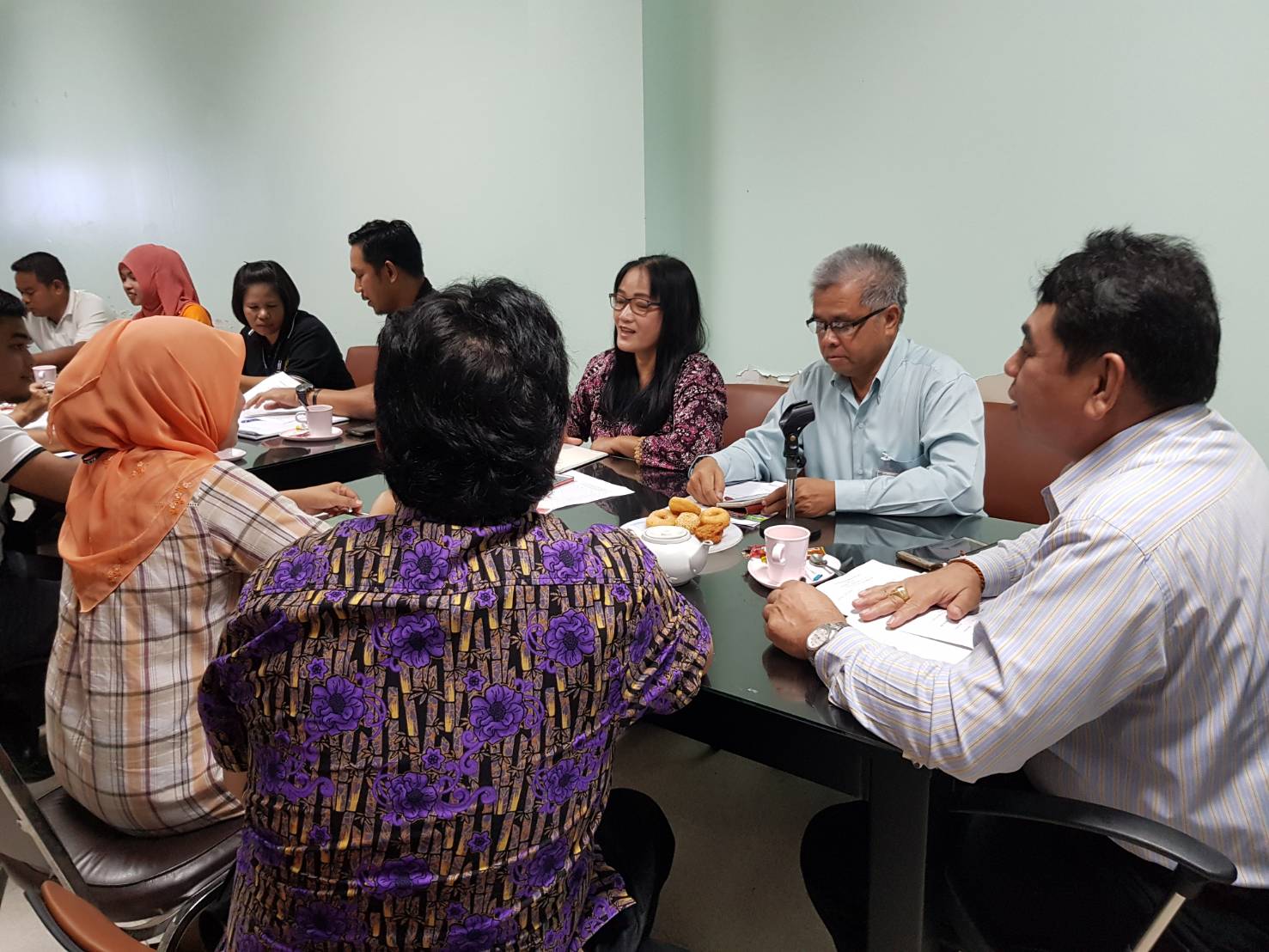 รับฟังการประชุมกรมการพัฒนาชุมชน ครั้งที่ 2/2561 ผ่านระบบคอนเฟอร์เรนซ์