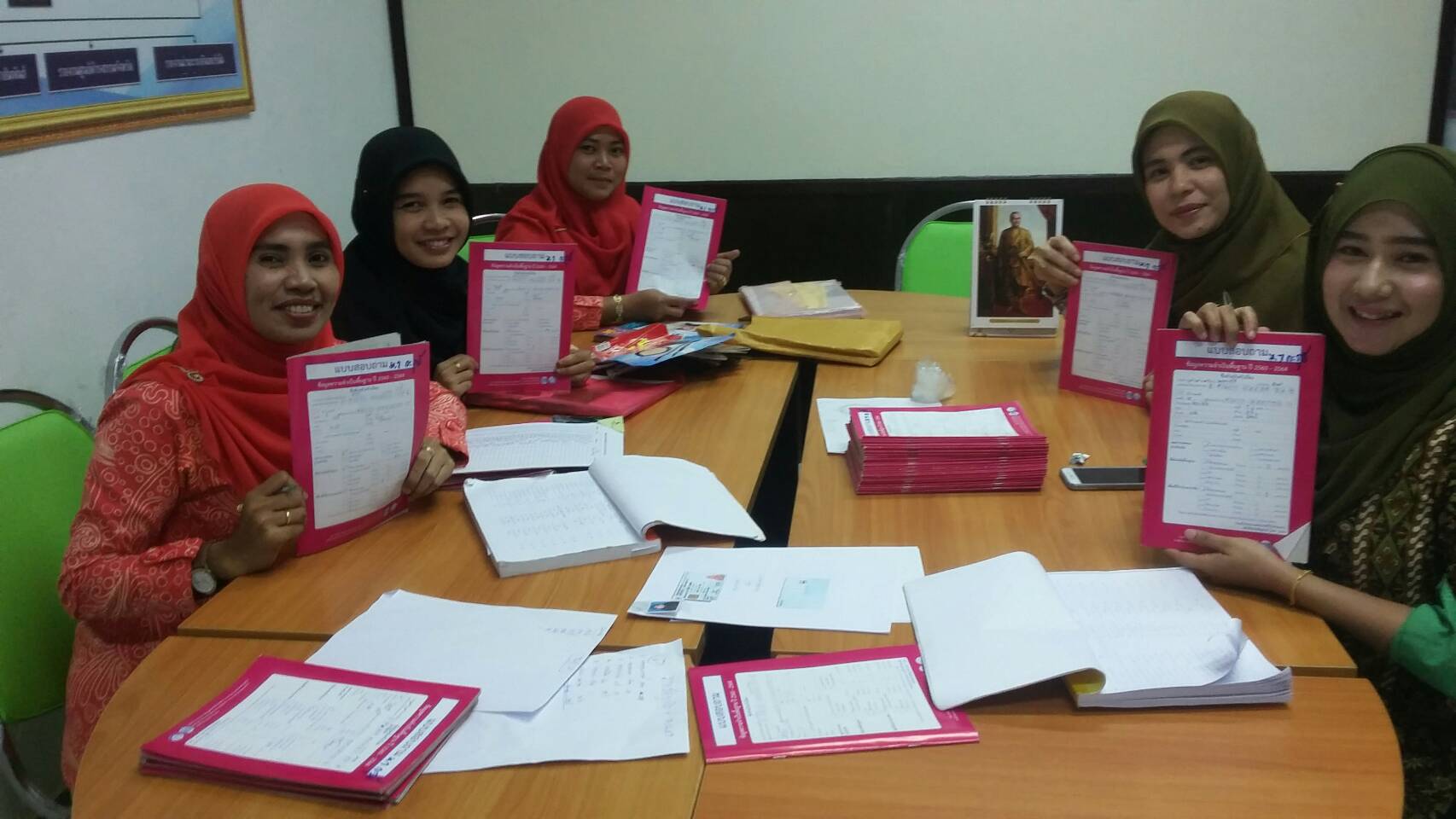 สพอ. กะพ้อ ติดตามและตรวจสอบการจัดเก็บข้อมูล จปฐ. ประจำปี 2561