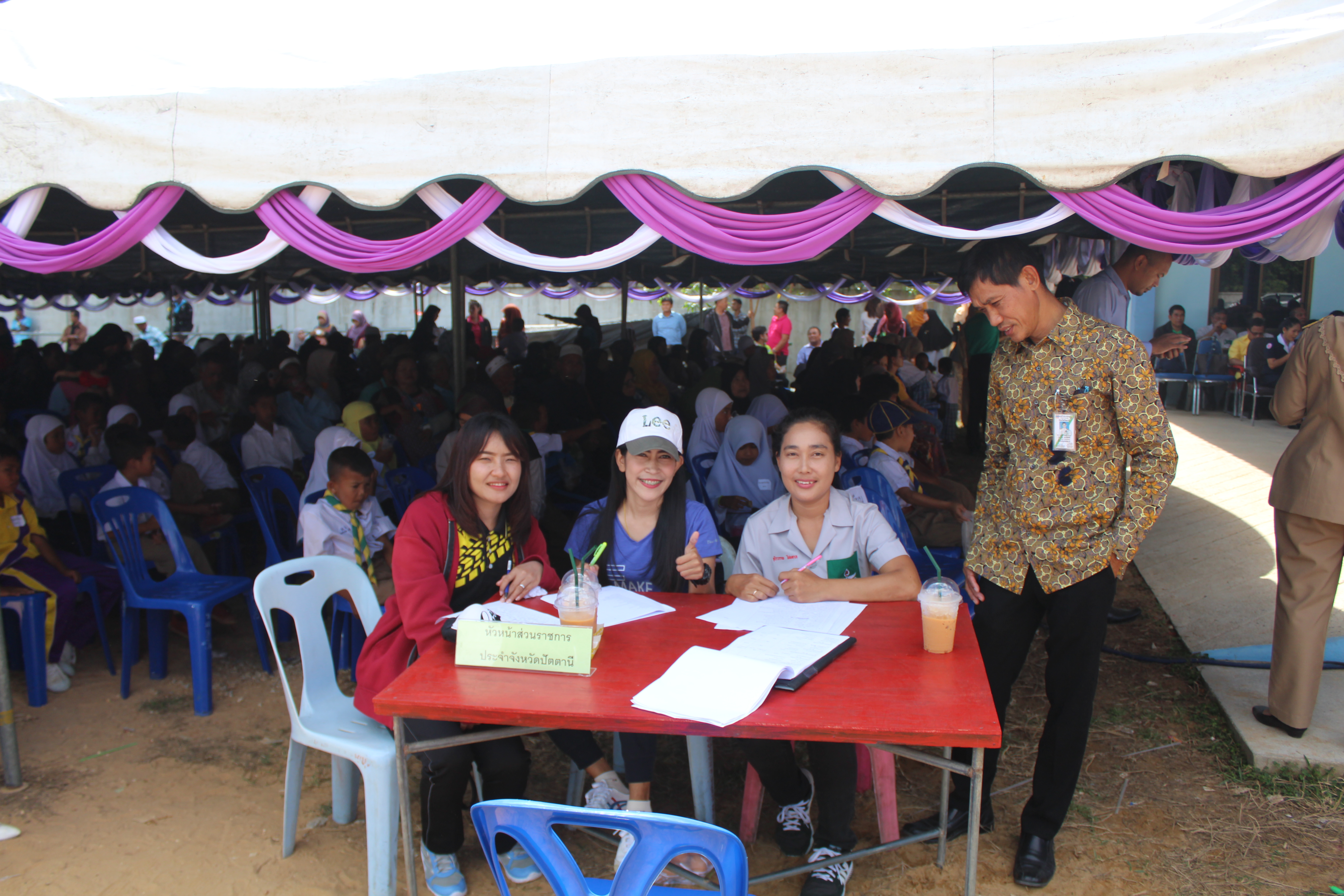 พช.ปัตตานี ร่วมกิจกรรมโครงการจังหวัดเคลื่อนที่ ณ อำเภอสายบุรี จังหวัดปัตตานี