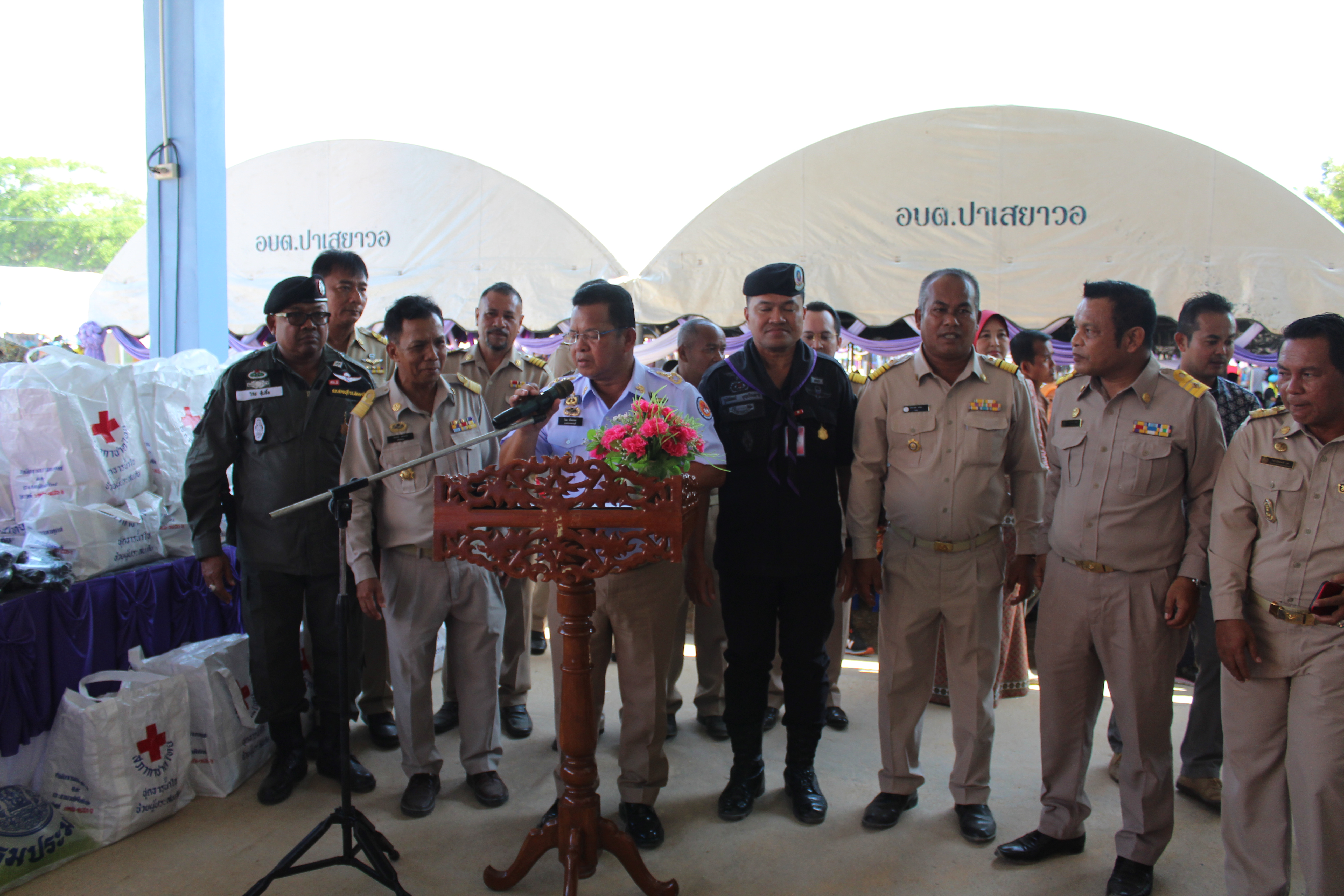 พช.ปัตตานี ร่วมกิจกรรมโครงการจังหวัดเคลื่อนที่ ณ อำเภอสายบุรี จังหวัดปัตตานี