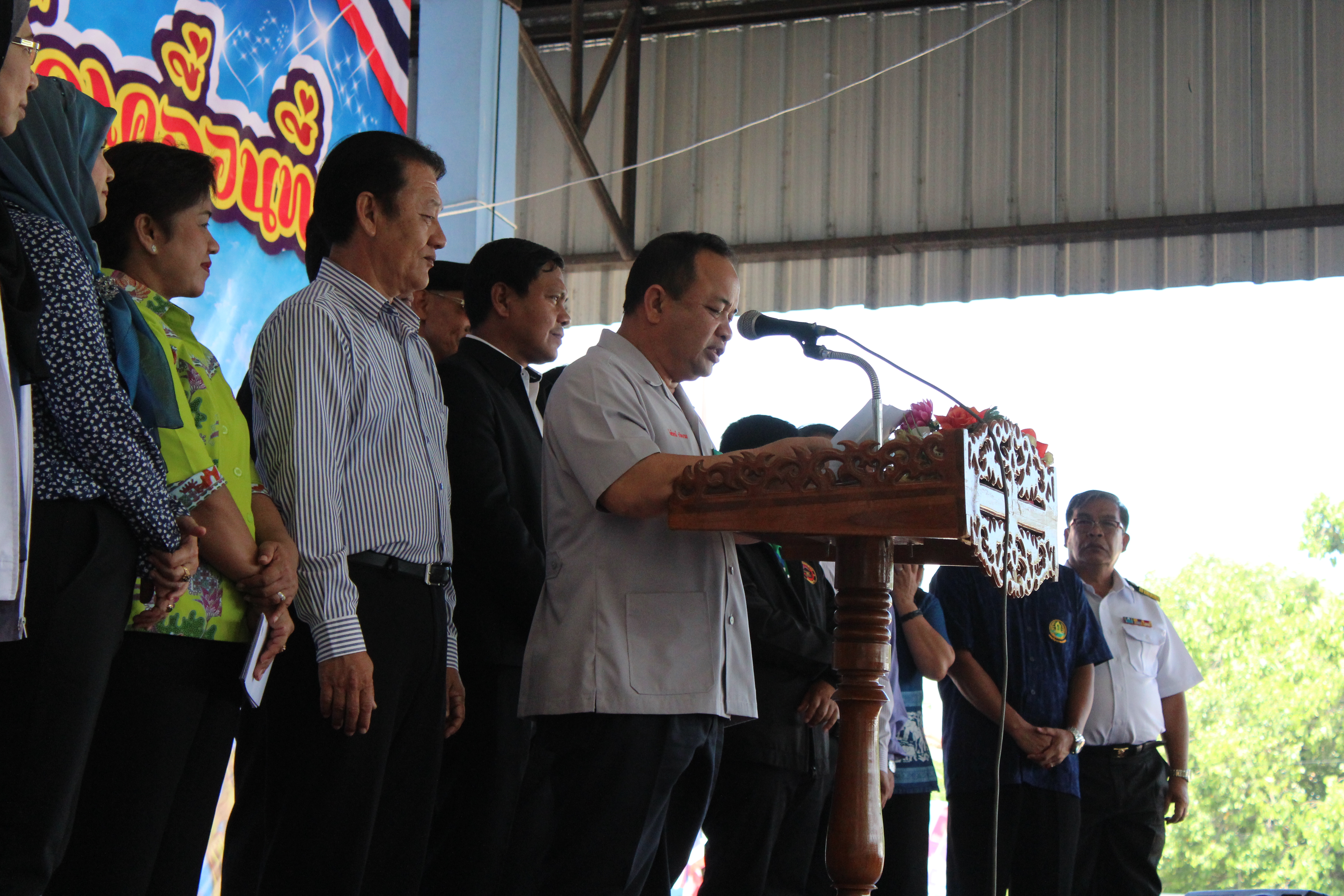 พช.ปัตตานี ร่วมกิจกรรมโครงการจังหวัดเคลื่อนที่ ณ อำเภอสายบุรี จังหวัดปัตตานี