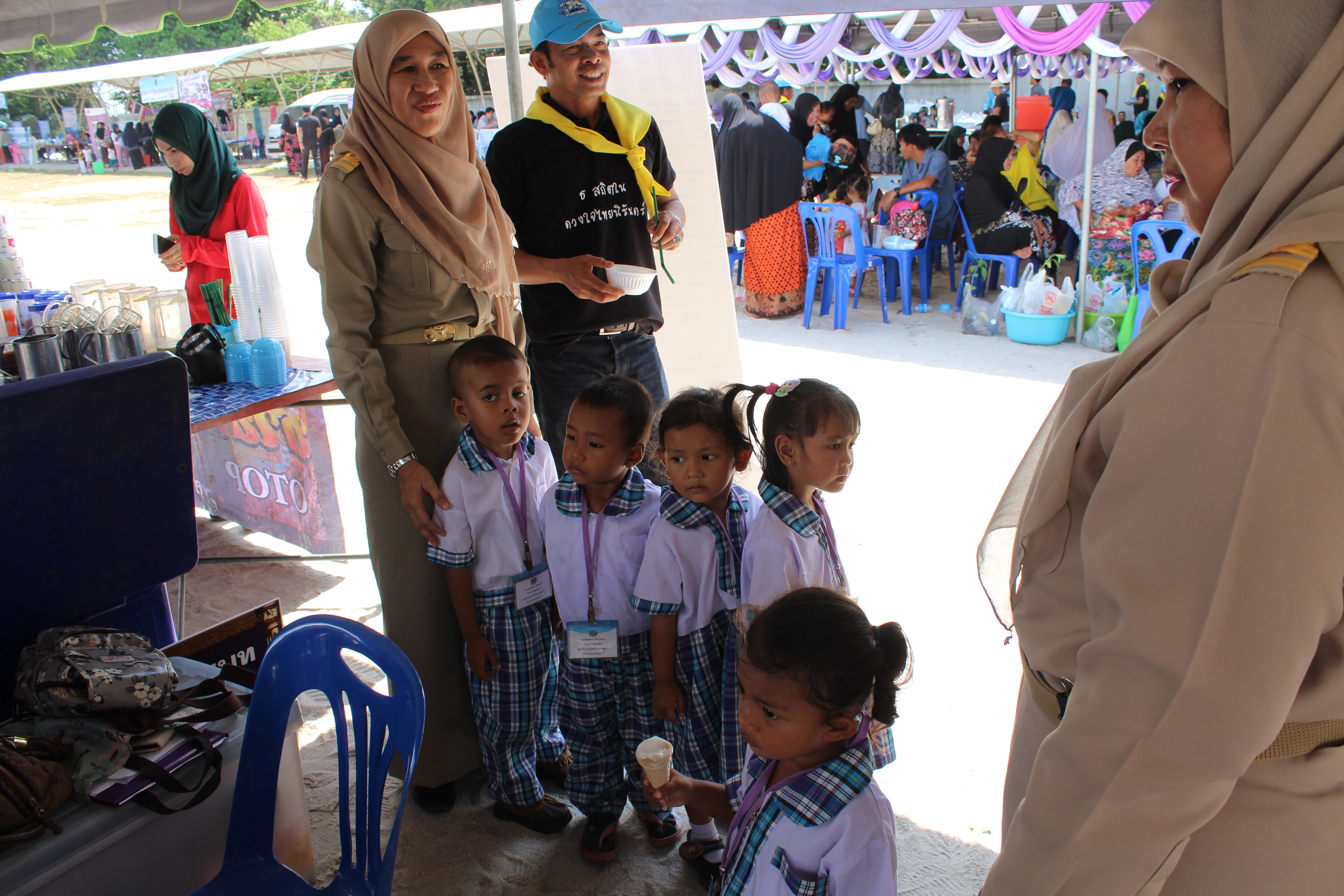 พช.ปัตตานี ร่วมกิจกรรมโครงการจังหวัดเคลื่อนที่ ณ อำเภอสายบุรี จังหวัดปัตตานี