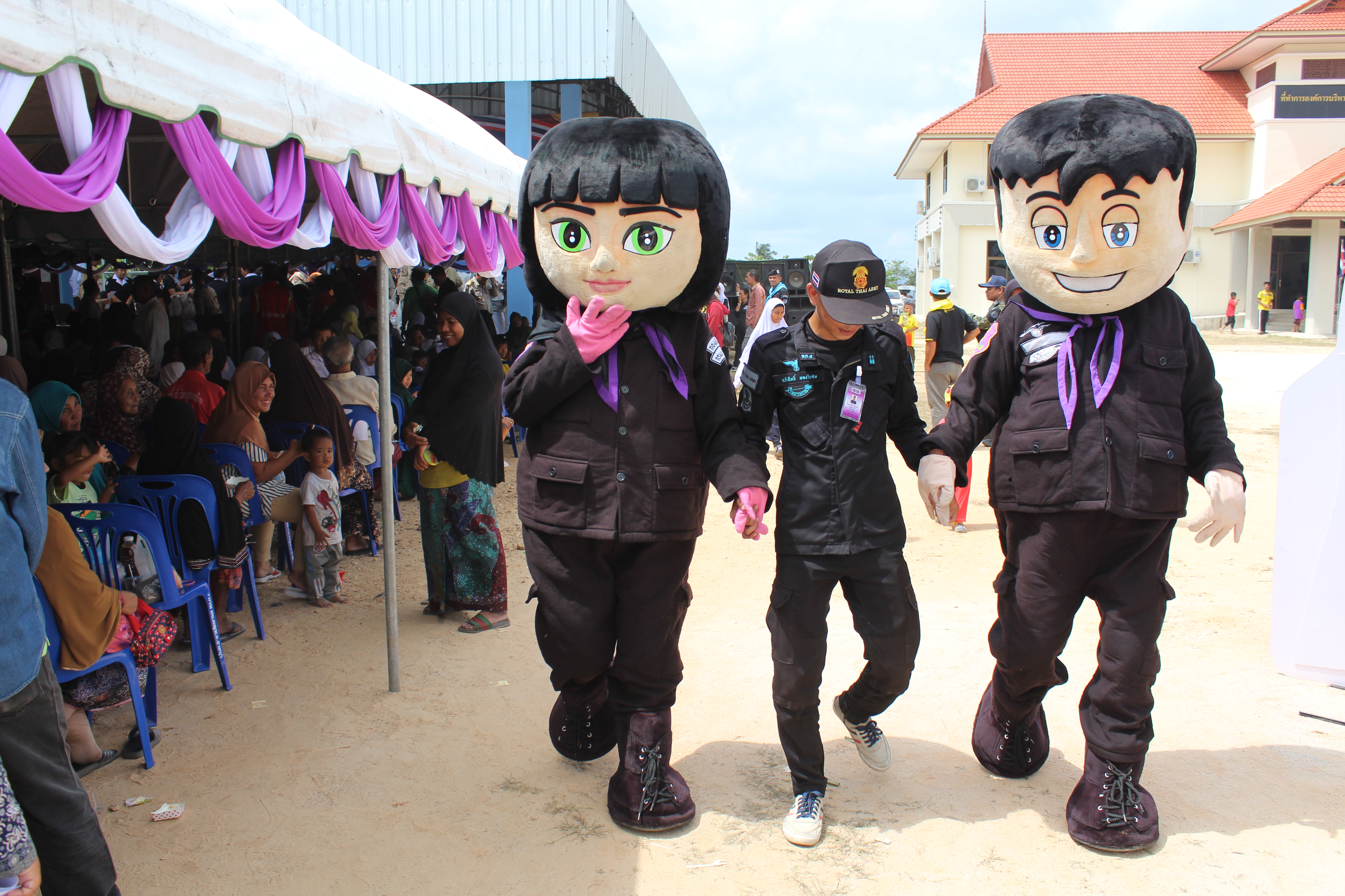 พช.ปัตตานี ร่วมกิจกรรมโครงการจังหวัดเคลื่อนที่ ณ อำเภอสายบุรี จังหวัดปัตตานี