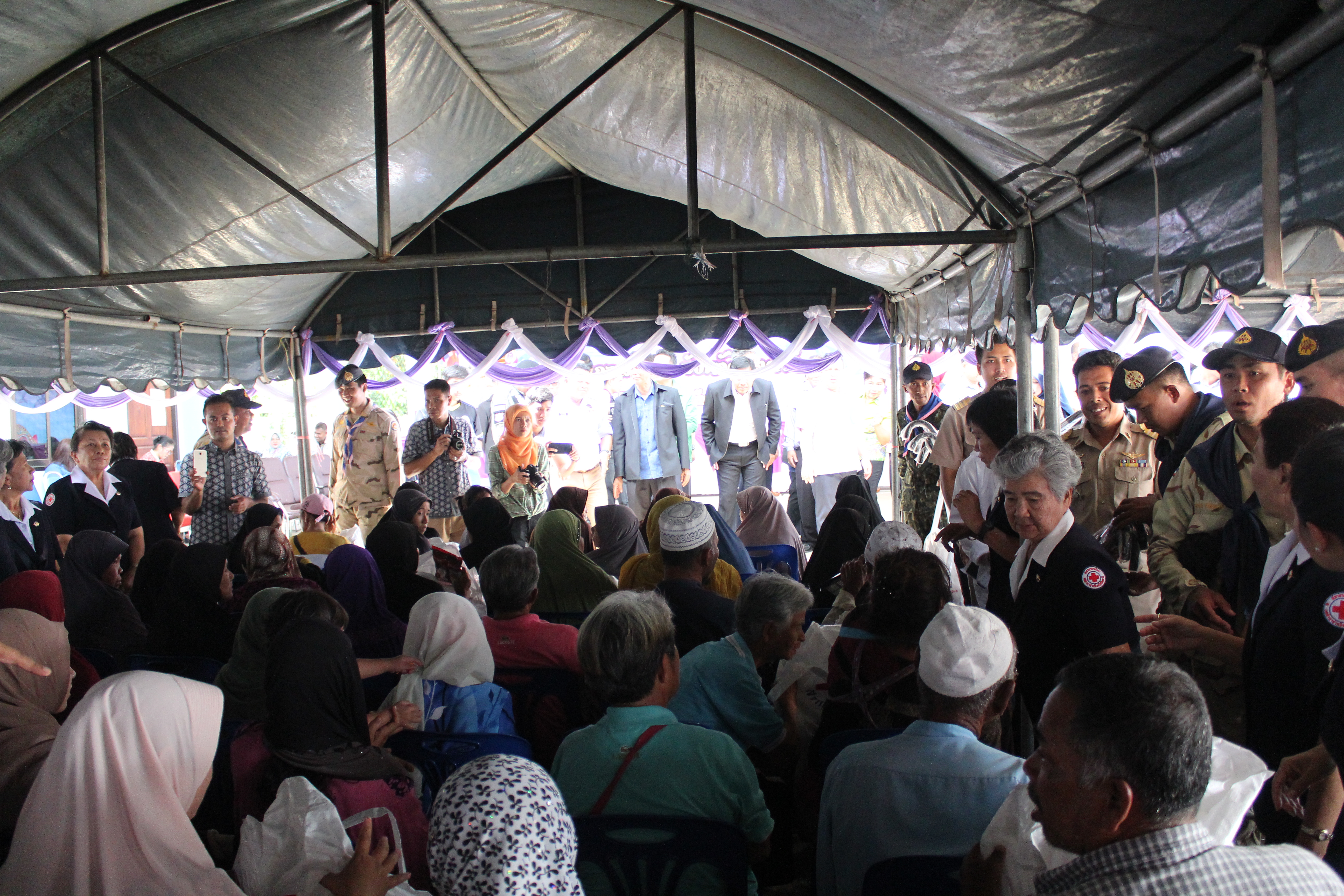 พช.ปัตตานี ร่วมกิจกรรมโครงการจังหวัดเคลื่อนที่ ณ อำเภอสายบุรี จังหวัดปัตตานี