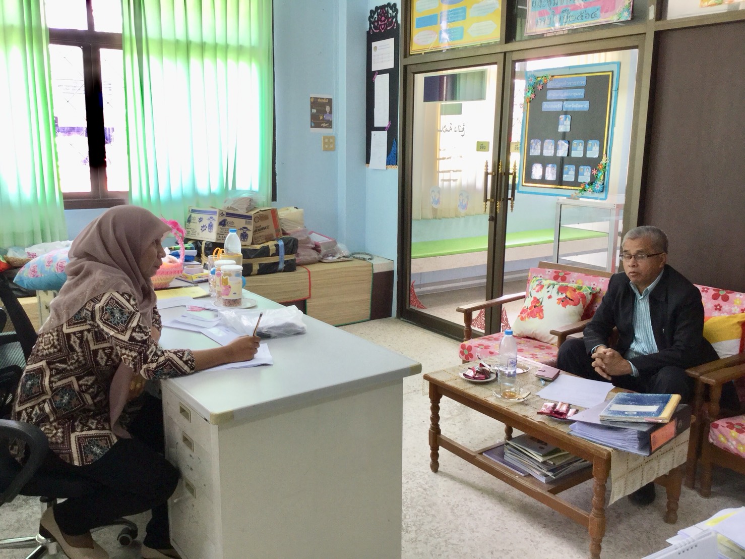 พช.ปัตตานี ลงพื้นที่ติดตามความก้าวหน้าการจัดเก็บข้อมูล จปฐ. ปี 2561