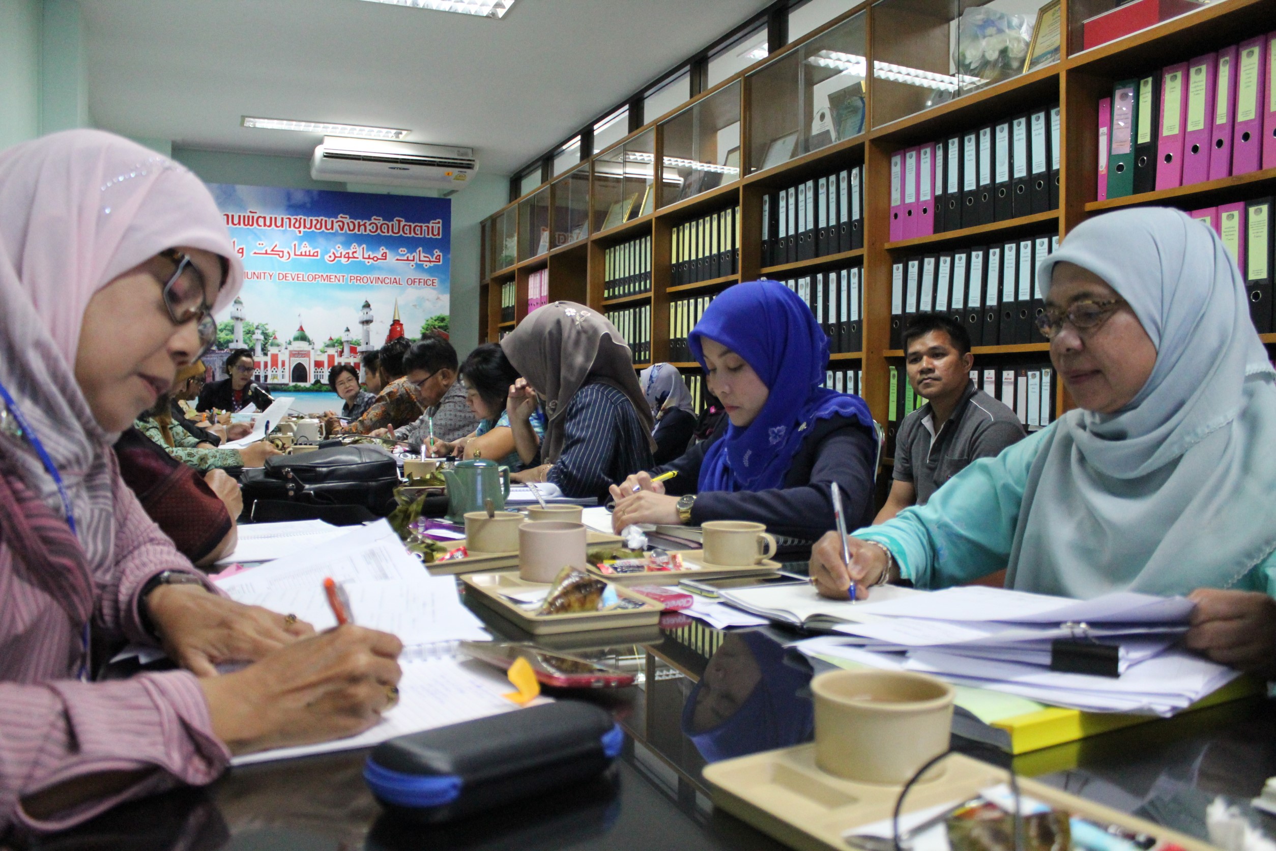 ร่วมต้อนรับ นางปราณี รัตนประยูร ผู้ตรวจราชการกรมการพัฒนาชุมชน เขตตรวจที่ 8 เยี่ยมเยียนและติดตามผลการดำเนินงานตามยุทธศาสตร์กรมฯ