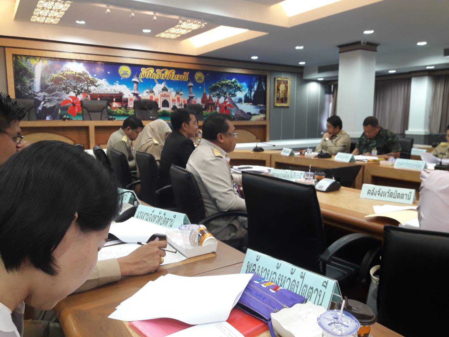 ปัตตานี : ประชุมคณะกรรมการบริหารงานจังหวัดแบบบูรณาการจังหวัดปัตตานี (ก.บ.จ.ปน.) ครั้งที่ 3/2561