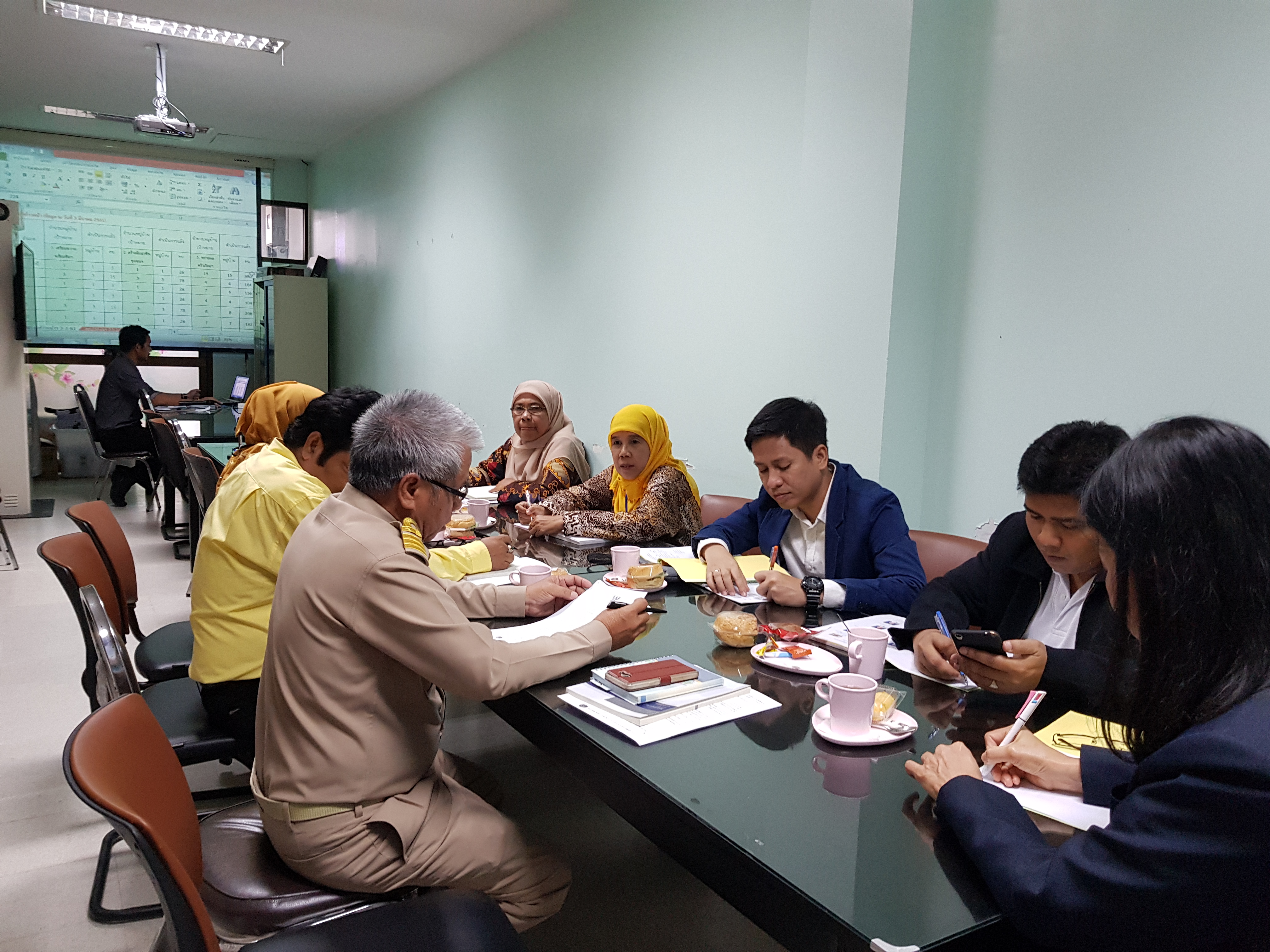 สพจ.ปัตตานี ร่วมต้อนรับ คณะติดตามจากสำนักเสริมสร้างความเข้มแข็งชุมชน กรมการพัฒนาชุมชน