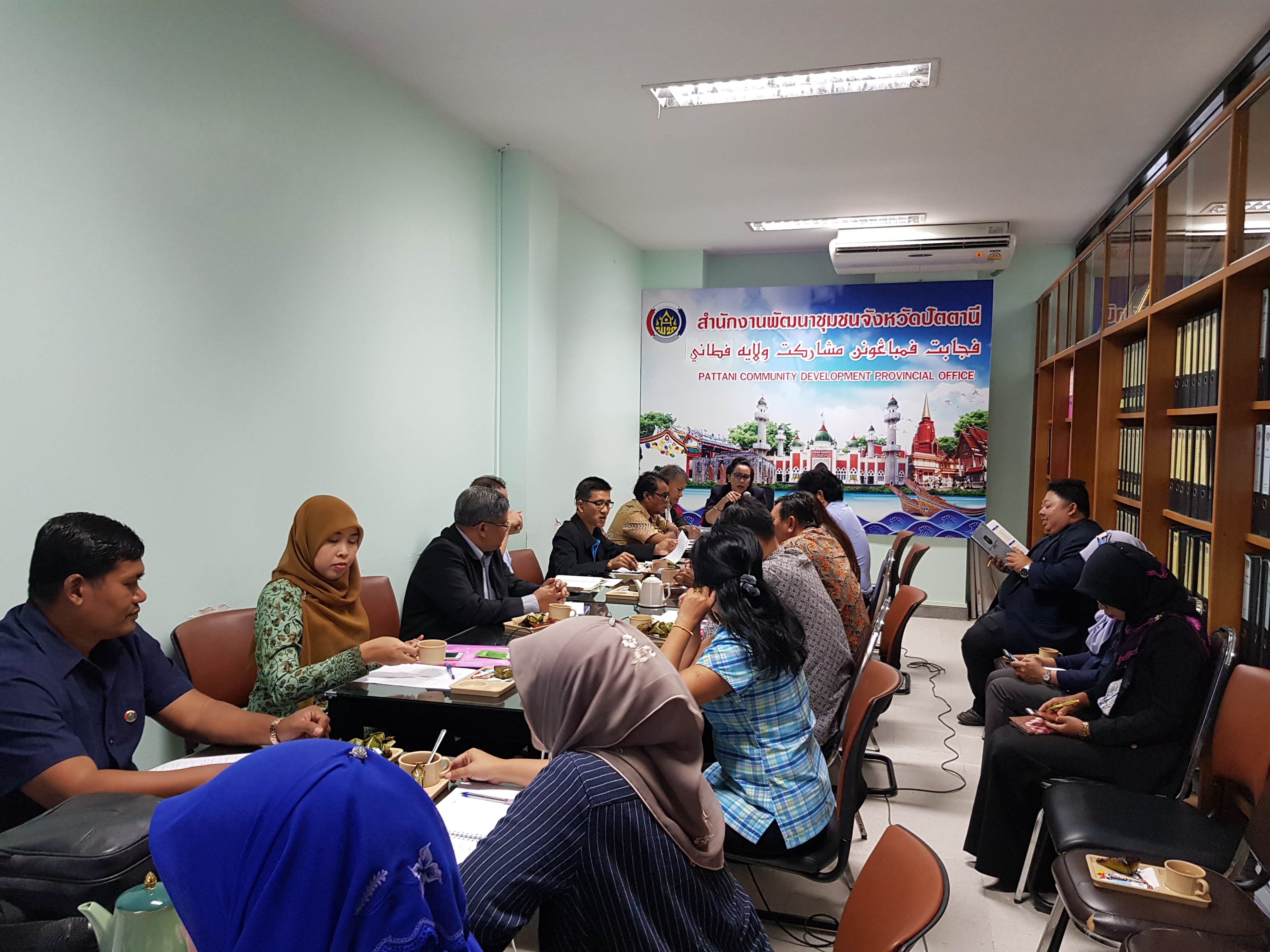 ร่วมต้อนรับ นางปราณี รัตนประยูร ผู้ตรวจราชการกรมการพัฒนาชุมชน เขตตรวจที่ 8 เยี่ยมเยียนและติดตามผลการดำเนินงานตามยุทธศาสตร์กรมฯ