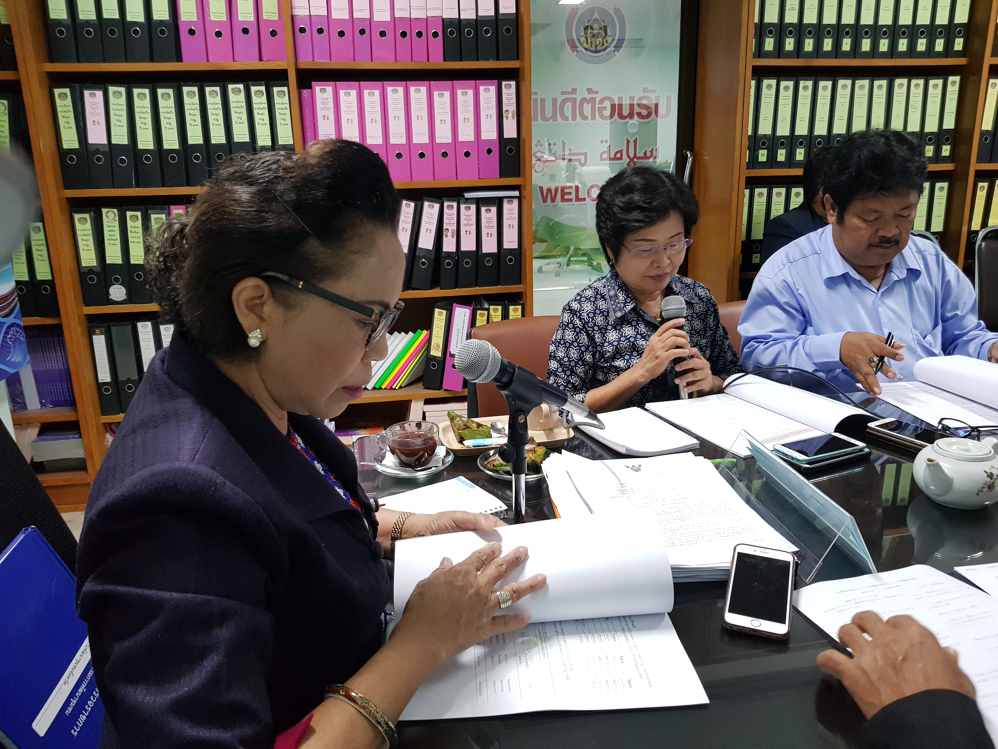 ร่วมต้อนรับ นางปราณี รัตนประยูร ผู้ตรวจราชการกรมการพัฒนาชุมชน เขตตรวจที่ 8 เยี่ยมเยียนและติดตามผลการดำเนินงานตามยุทธศาสตร์กรมฯ