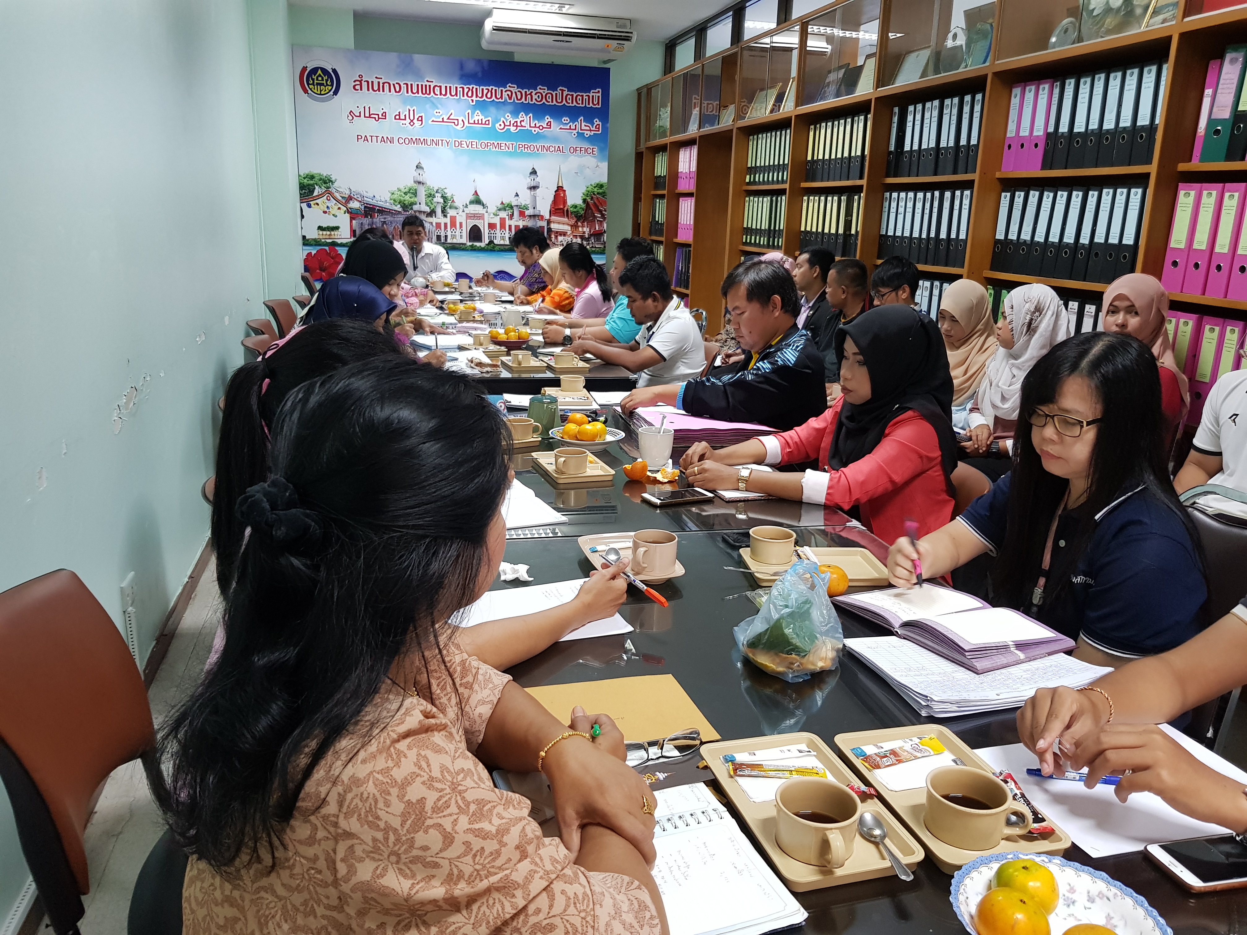 พช.ปัตตานี ประชุมมอร์นิ่งบรีฟของทุกสัปดาห์