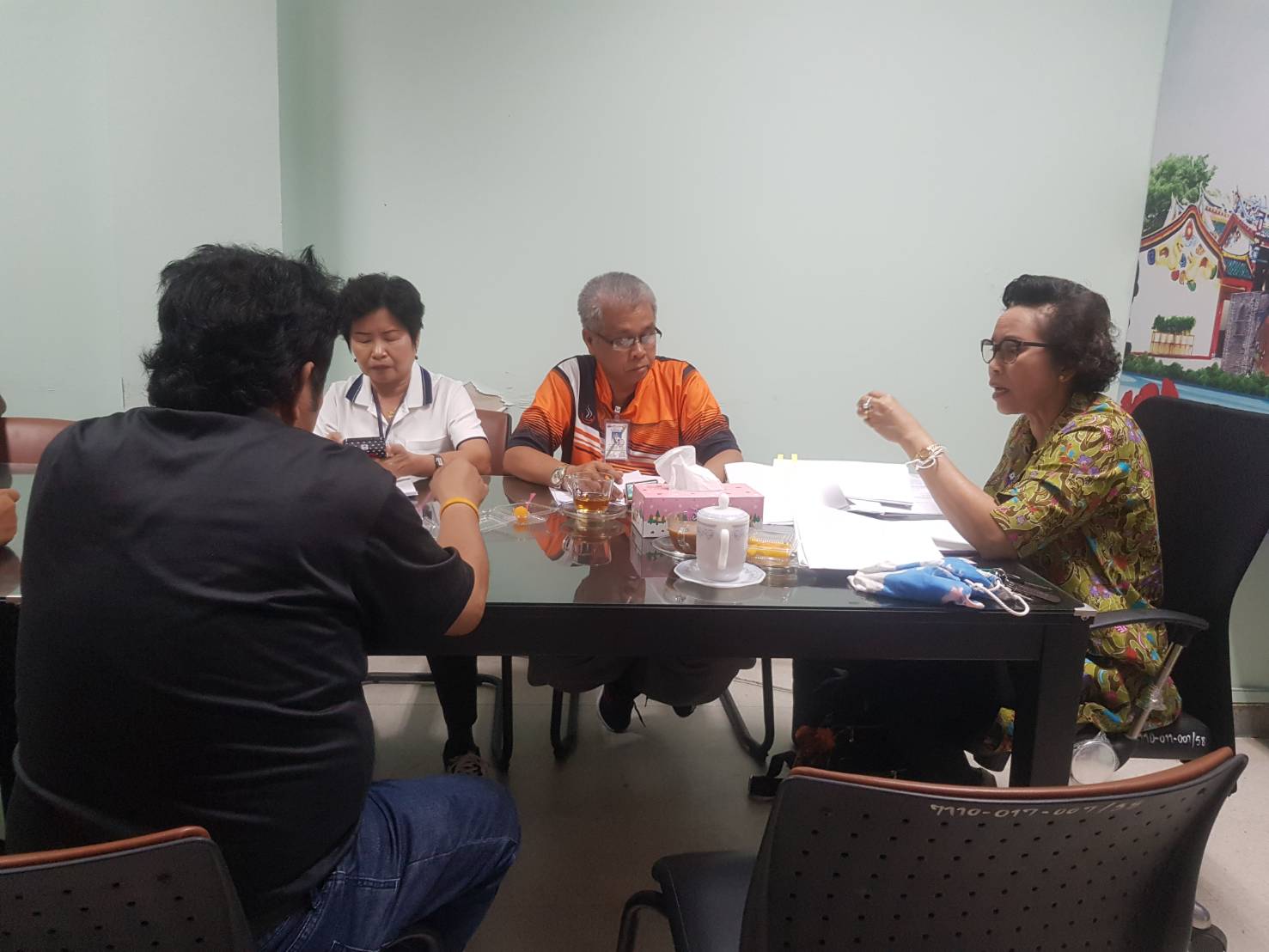 พช.ปัตตานี ร่วมต้อนรับ นางปราณี รัตนประยูร ผู้ตรวจราชการกรมการพัฒนาชุน เขตตรวจที่ 8 และเป็นประธานการประชุมติดตามติดตามผลการดำเนินงาน