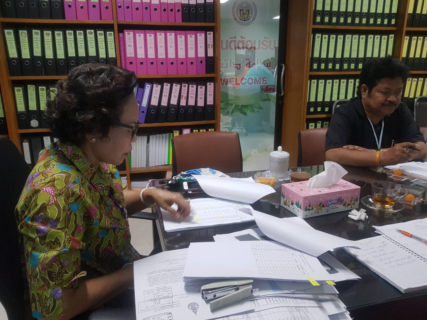 พช.ปัตตานี ร่วมต้อนรับ นางปราณี รัตนประยูร ผู้ตรวจราชการกรมการพัฒนาชุน เขตตรวจที่ 8 และเป็นประธานการประชุมติดตามติดตามผลการดำเนินงาน