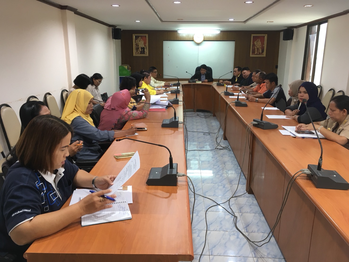 พช.ปัตตานี พร้อมทีมติดตามฯ นิเทศงานการจัดเก็บข้อมูลจปฐ. ประจำปีงบประมาณ พ.ศ. 2561