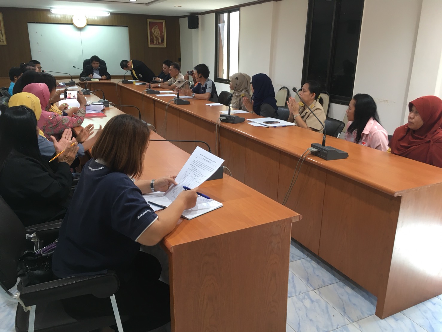 พช.ปัตตานี พร้อมทีมติดตามฯ นิเทศงานการจัดเก็บข้อมูลจปฐ. ประจำปีงบประมาณ พ.ศ. 2561