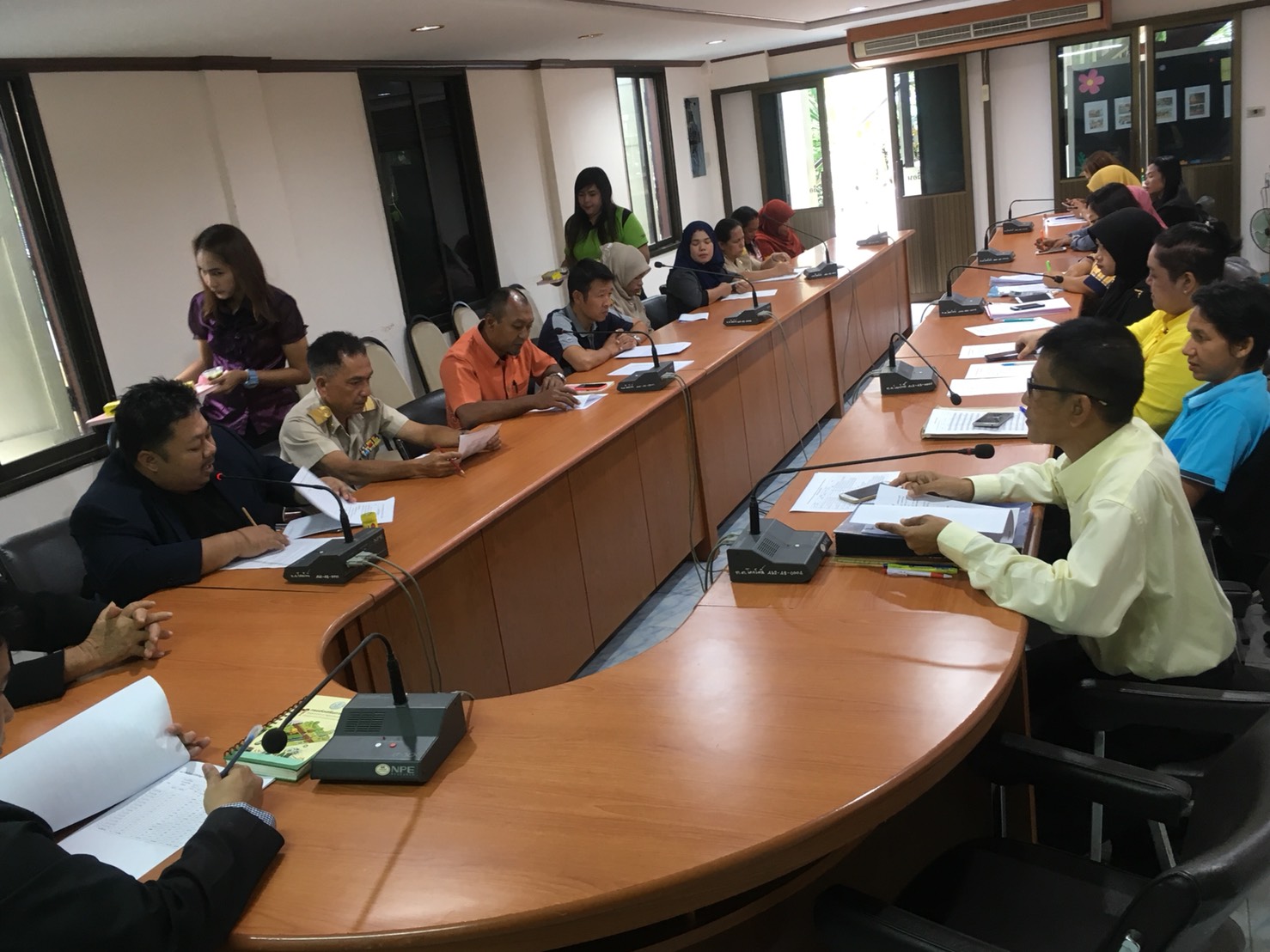 พช.ปัตตานี พร้อมทีมติดตามฯ นิเทศงานการจัดเก็บข้อมูลจปฐ. ประจำปีงบประมาณ พ.ศ. 2561