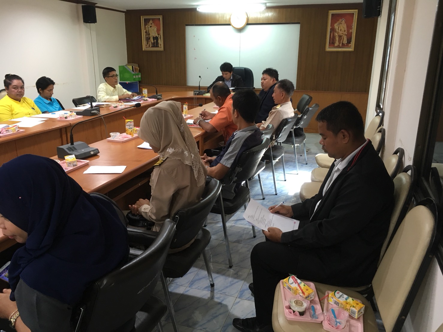 พช.ปัตตานี พร้อมทีมติดตามฯ นิเทศงานการจัดเก็บข้อมูลจปฐ. ประจำปีงบประมาณ พ.ศ. 2561