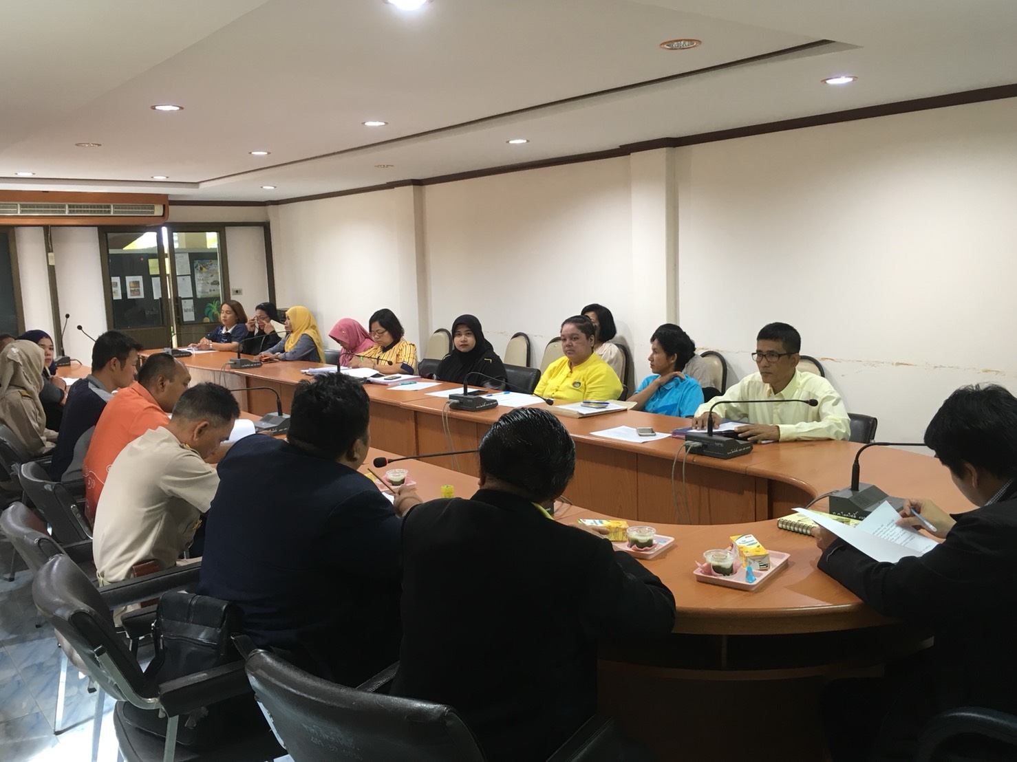 พช.ปัตตานี พร้อมทีมติดตามฯ นิเทศงานการจัดเก็บข้อมูลจปฐ. ประจำปีงบประมาณ พ.ศ. 2561