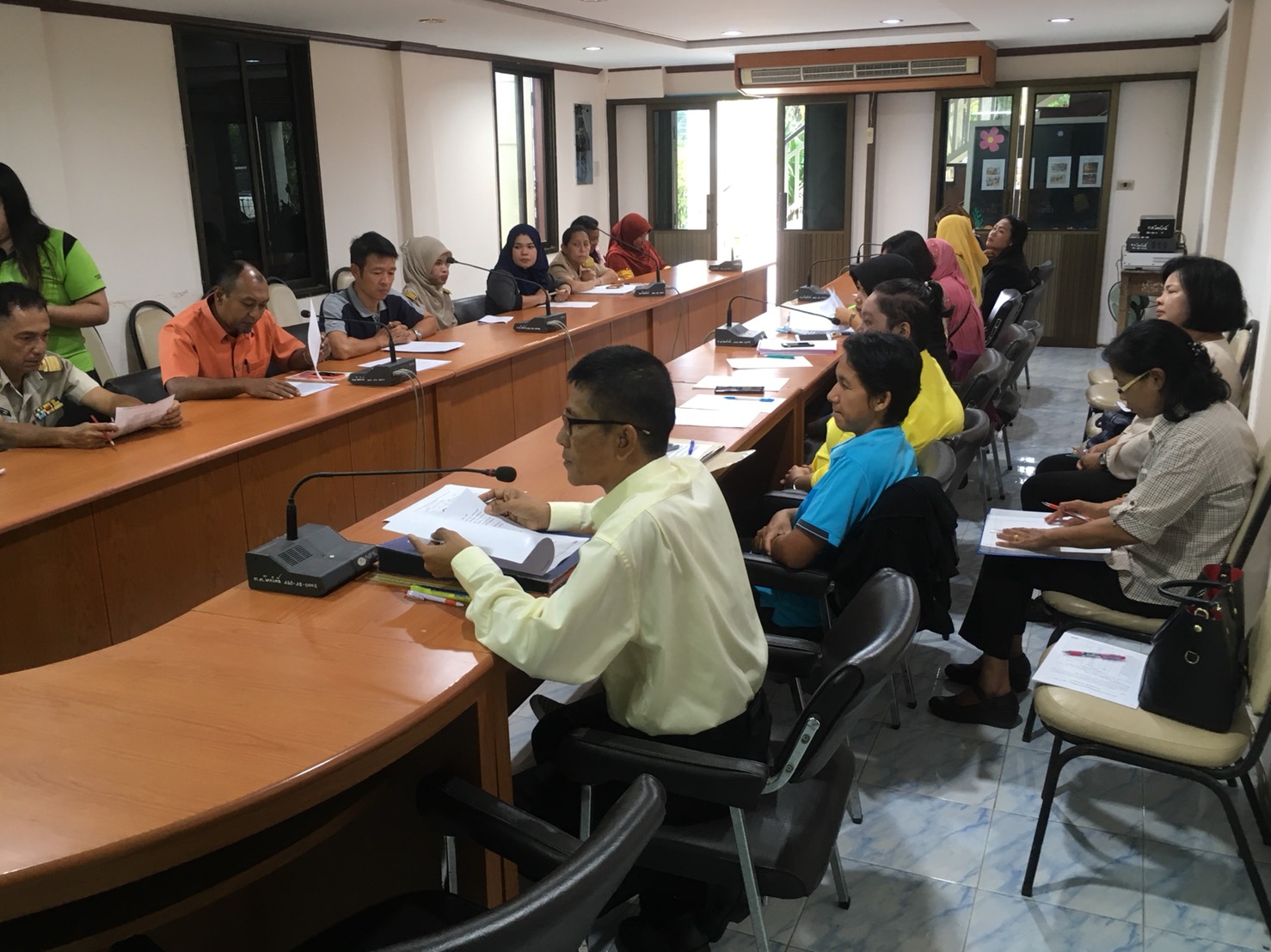 พช.ปัตตานี พร้อมทีมติดตามฯ นิเทศงานการจัดเก็บข้อมูลจปฐ. ประจำปีงบประมาณ พ.ศ. 2561