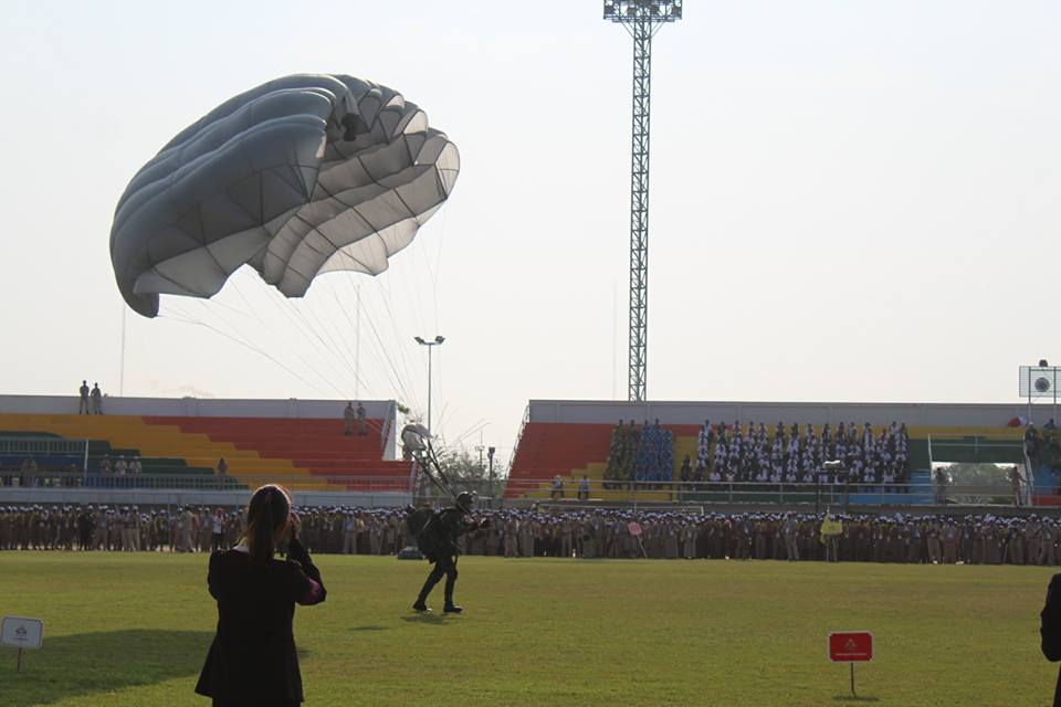 พิธีเปิดงานชุมนุมลูกเสือจังหวัดชายแดนภาคใต้ ครั้งที่ 13