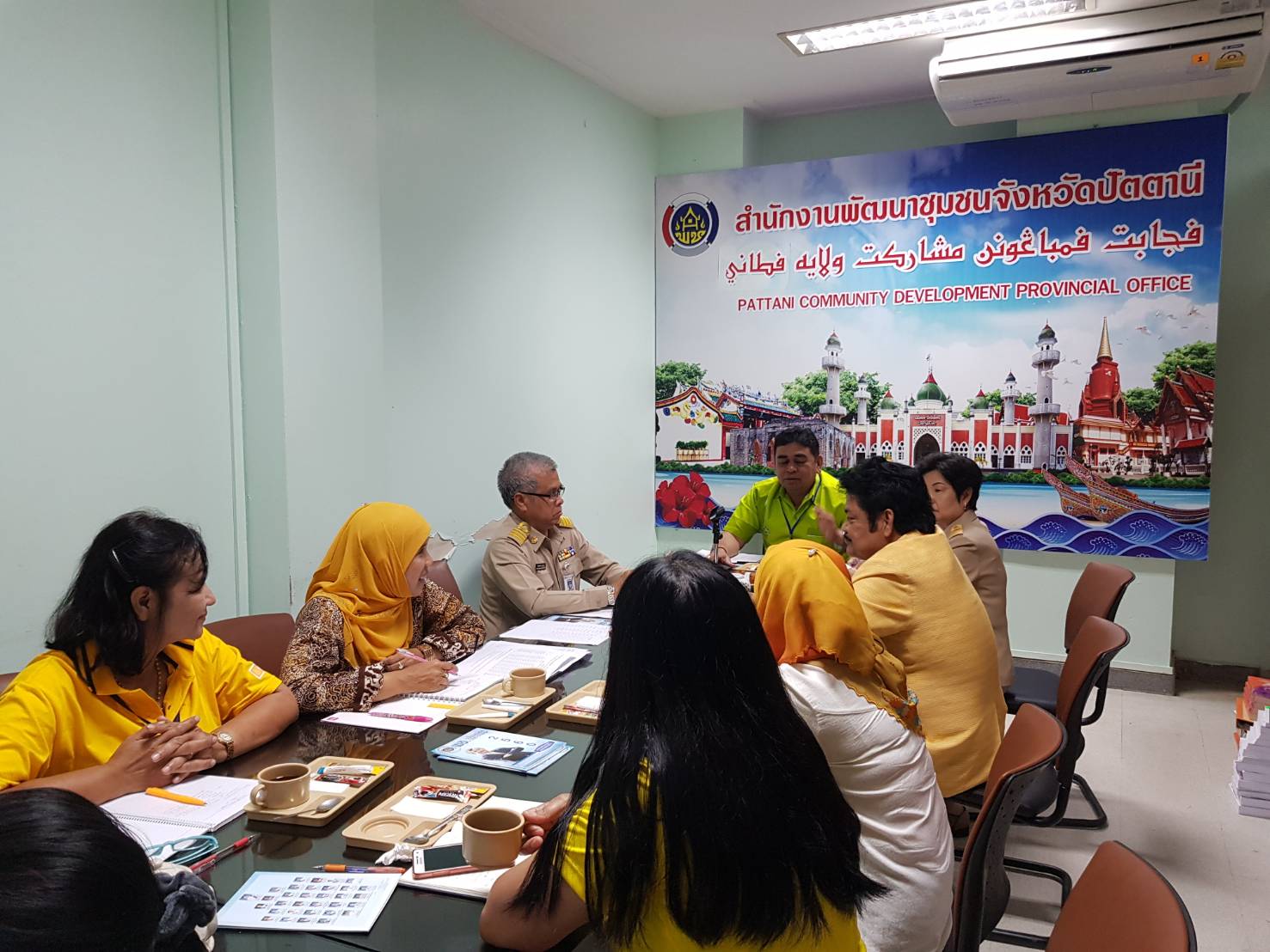 พช.ปัตตานี ประชุมมอร์นิ่งบรีฟของทุกสัปดาห์