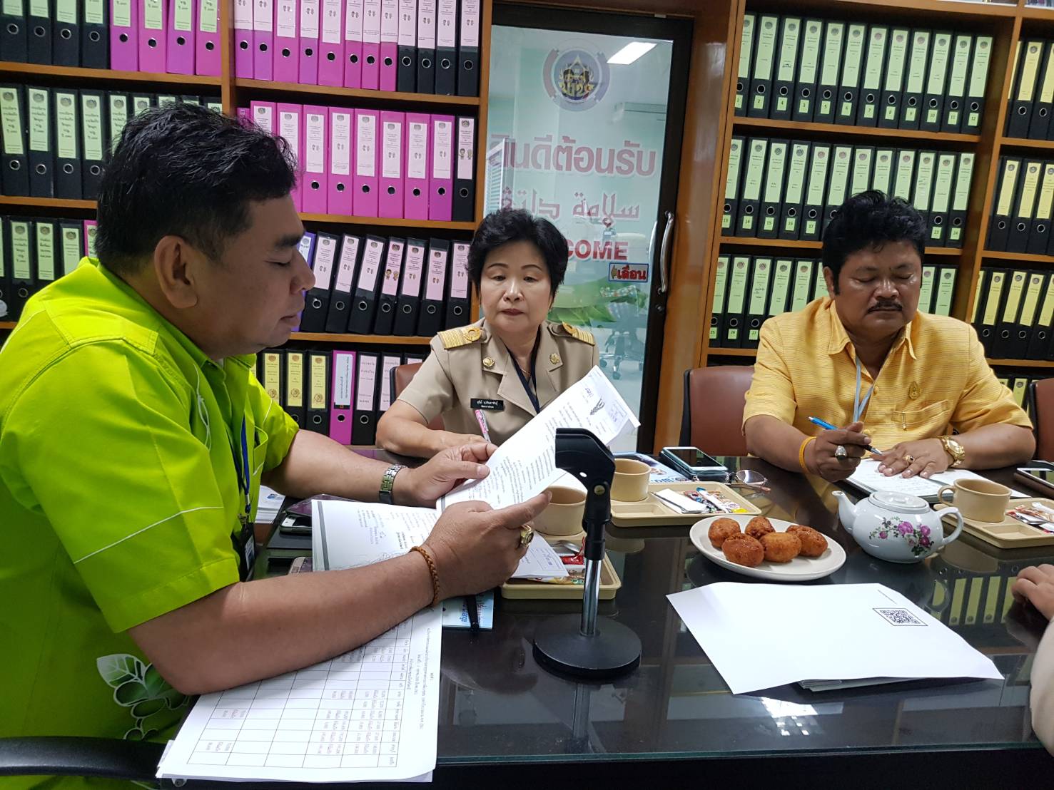 พช.ปัตตานี ประชุมมอร์นิ่งบรีฟของทุกสัปดาห์