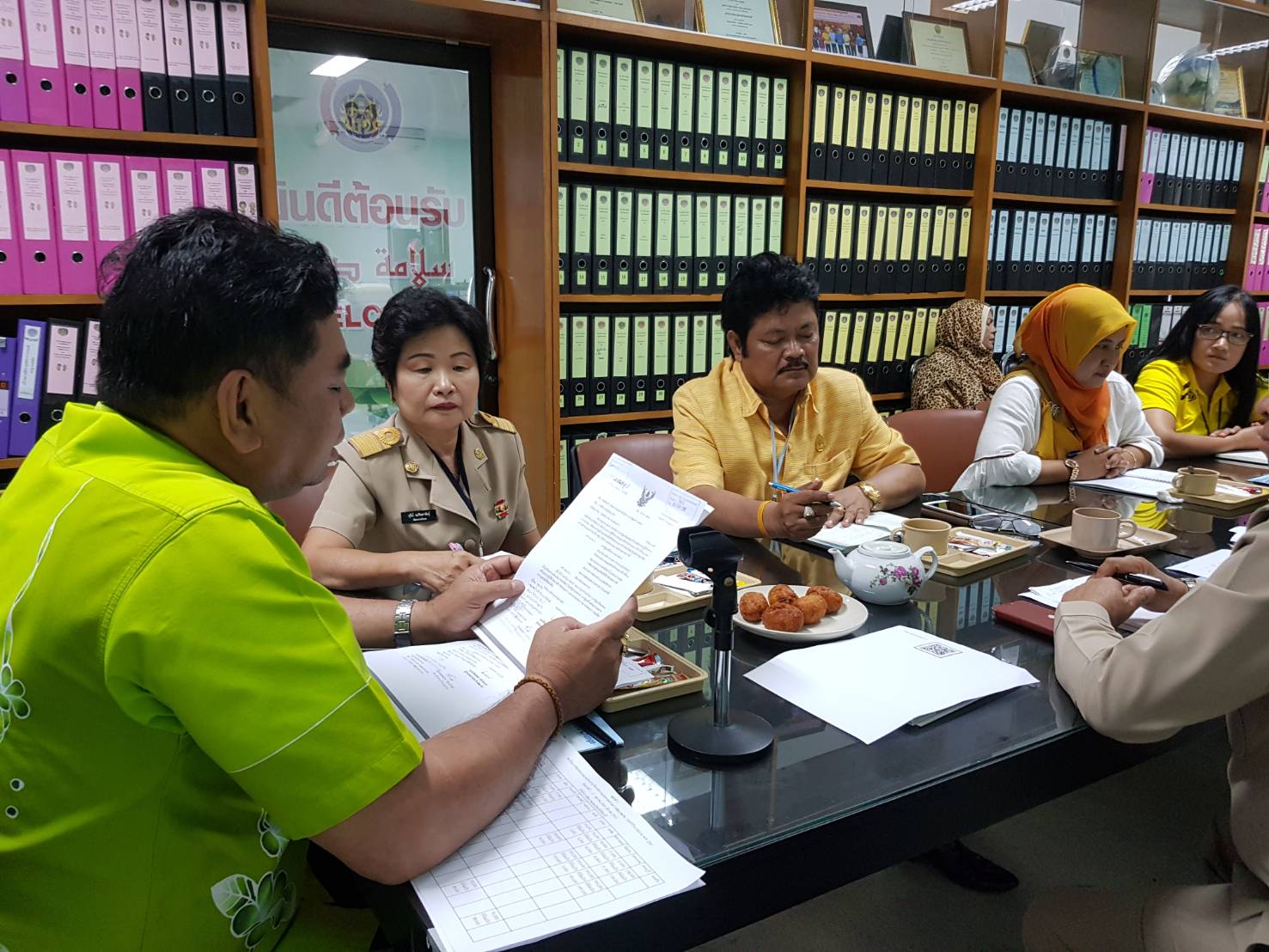 พช.ปัตตานี ประชุมมอร์นิ่งบรีฟของทุกสัปดาห์