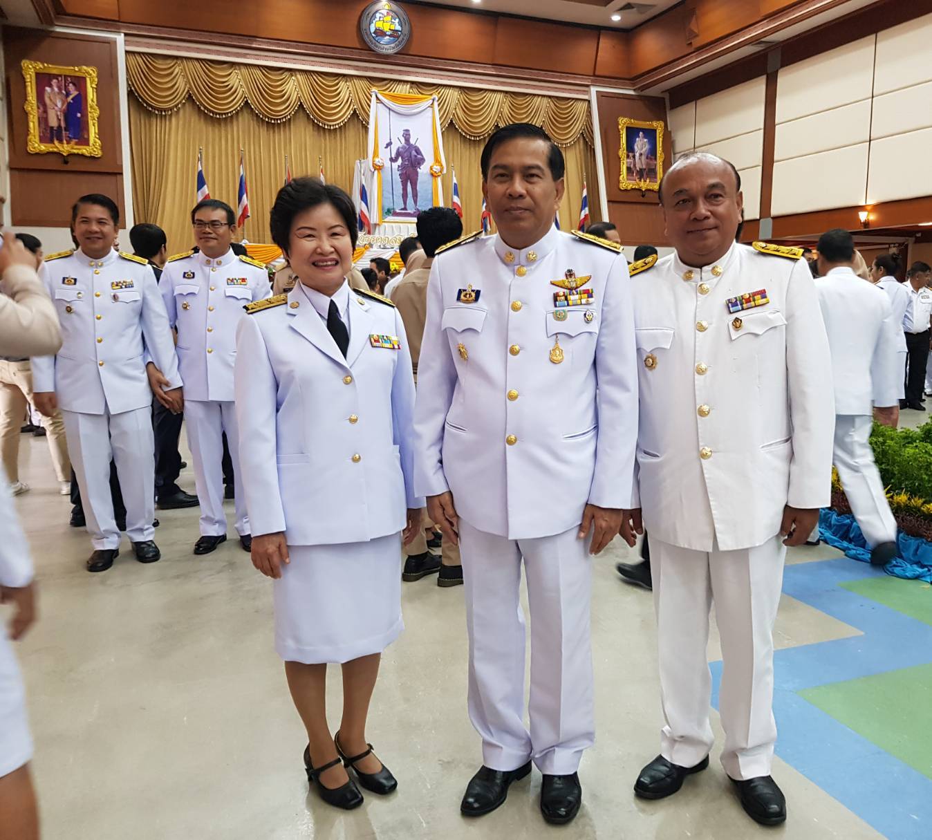 พิธีวางพวงมาลาถวายสักการะเนื่องในวันคล้ายวันสวรรคตสมเด็จพระนเรศวรมหาราช