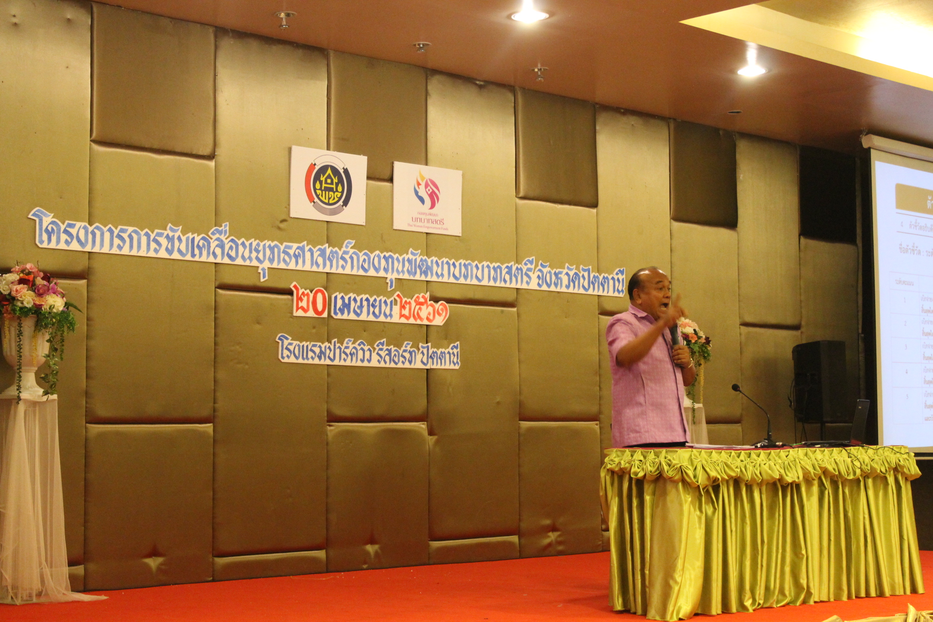 ประชุมโครงการขับเคลื่อนยุทธศาสตร์กองทุนพัฒนาบทบาทสตรี