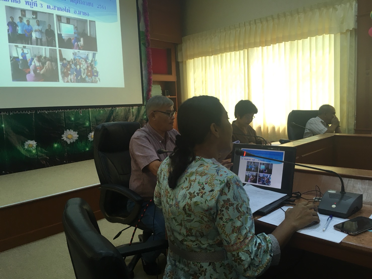 พช.ปัตตานี ขับเคลื่อนโครงการพัฒนาศักยภาพกองทุนแม่ของแผ่นดินในพื้นที่ อ.มายอ จังหวัดปัตตานี กิจกรรมประชุมเครือข่ายกองทุนแม่ของแผ่นดินสัญจร