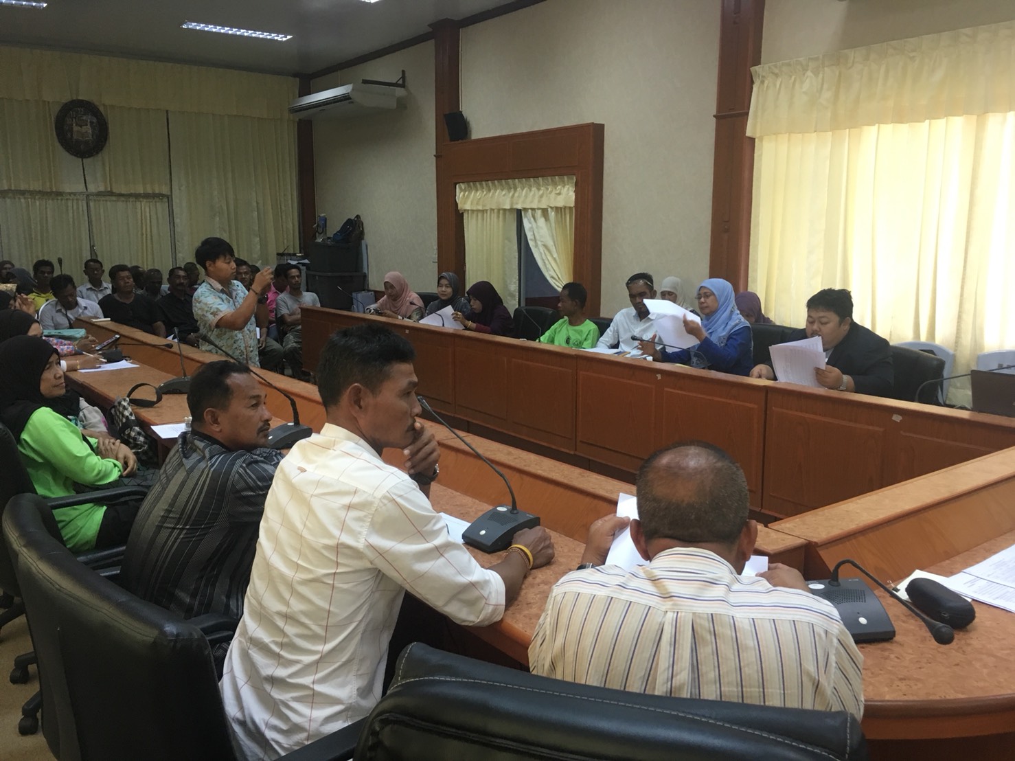 พช.ปัตตานี ขับเคลื่อนโครงการพัฒนาศักยภาพกองทุนแม่ของแผ่นดินในพื้นที่ อ.มายอ จังหวัดปัตตานี กิจกรรมประชุมเครือข่ายกองทุนแม่ของแผ่นดินสัญจร