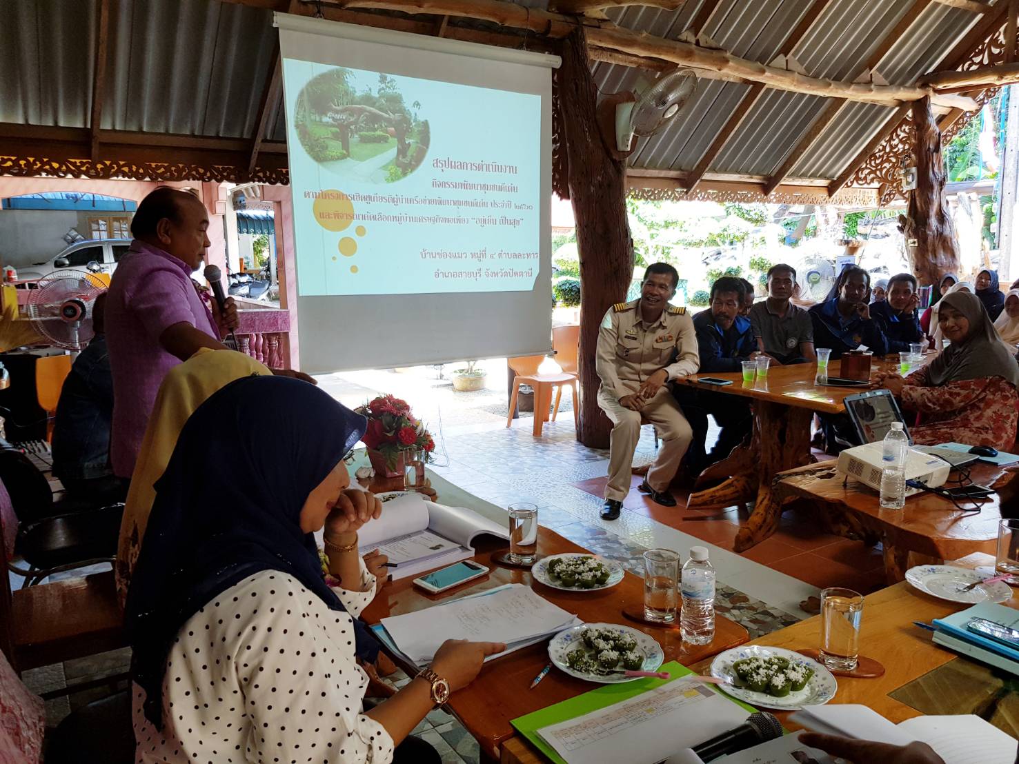 พช.ปัตตานี ลงพื้นที่ อ.สายบุรี เพื่อตรวจเยี่ยมผลการดำเนินงานฯ และคัดสรรพื้นที่เป้าหมายฯ ดีเด่น ปี 2561