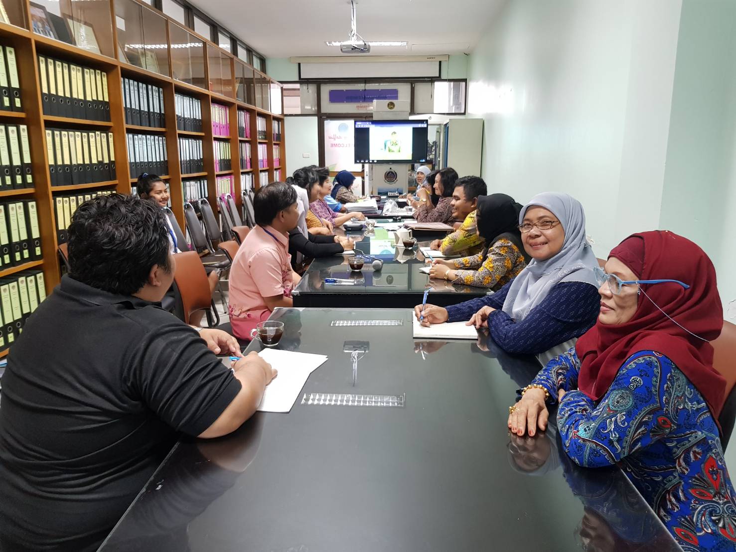 พช.ปัตตานี ร่วมรับฟังการประชุมกรมการพัฒนาชุมชน ครั้งที่ 4/2561 ผ่านระบบคอนเฟอร์เร้น (Conference)